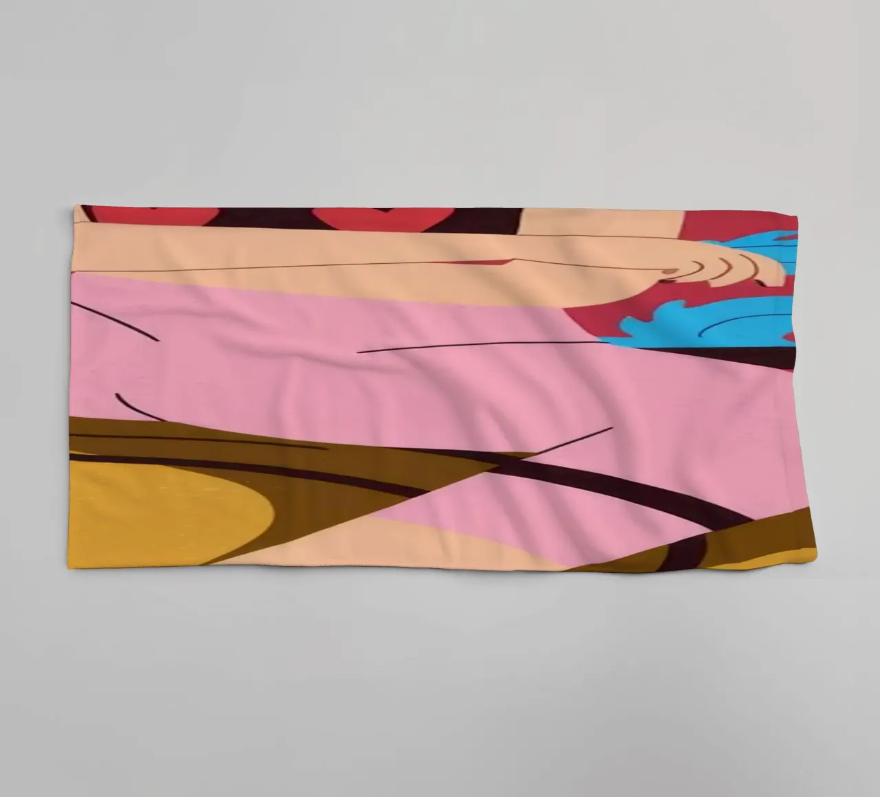 Speelse Ontspanning Vibes badhanddoek van Prism Palette
