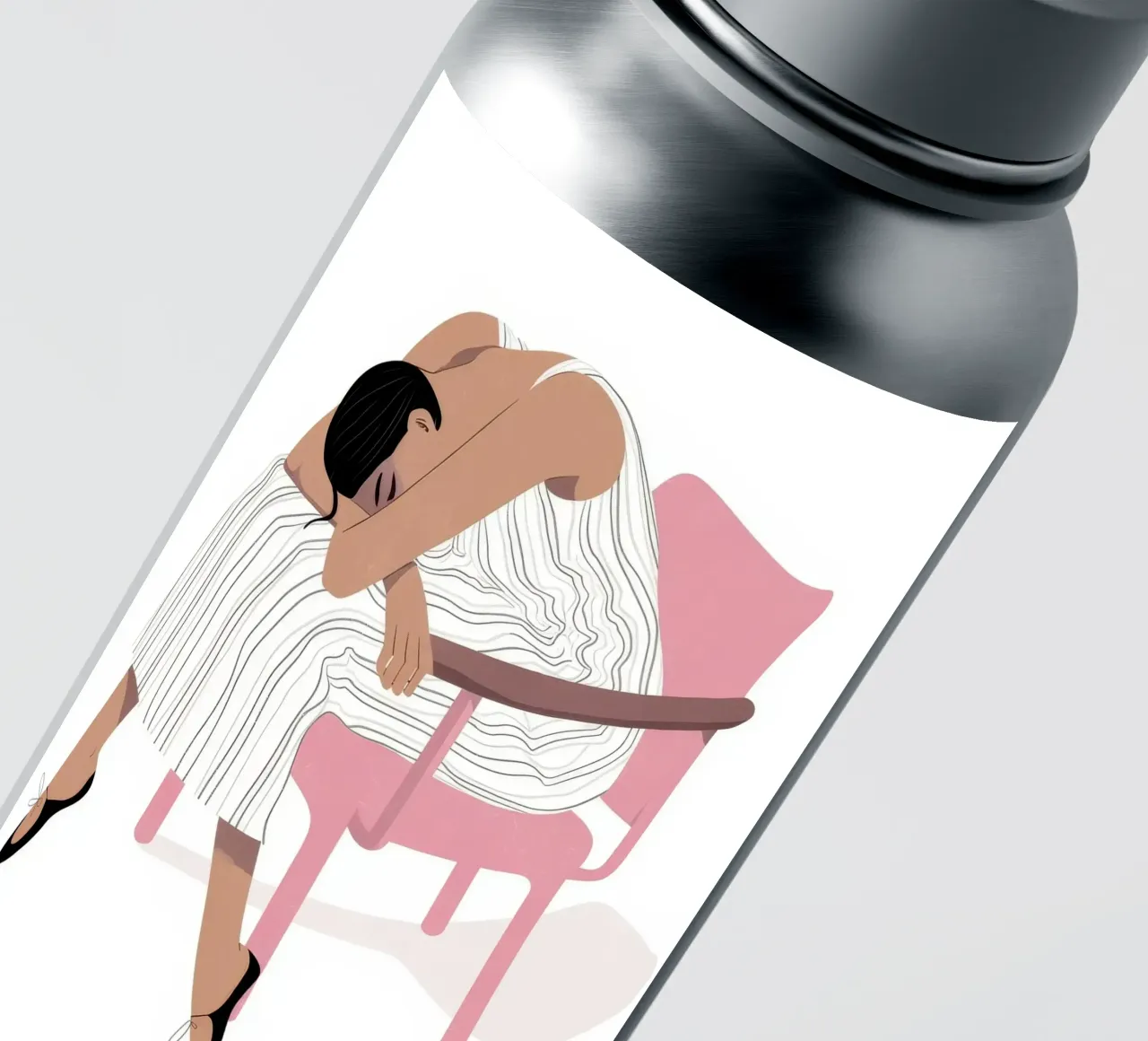 Exhausted Elegance Rest sticker by Prism Palette