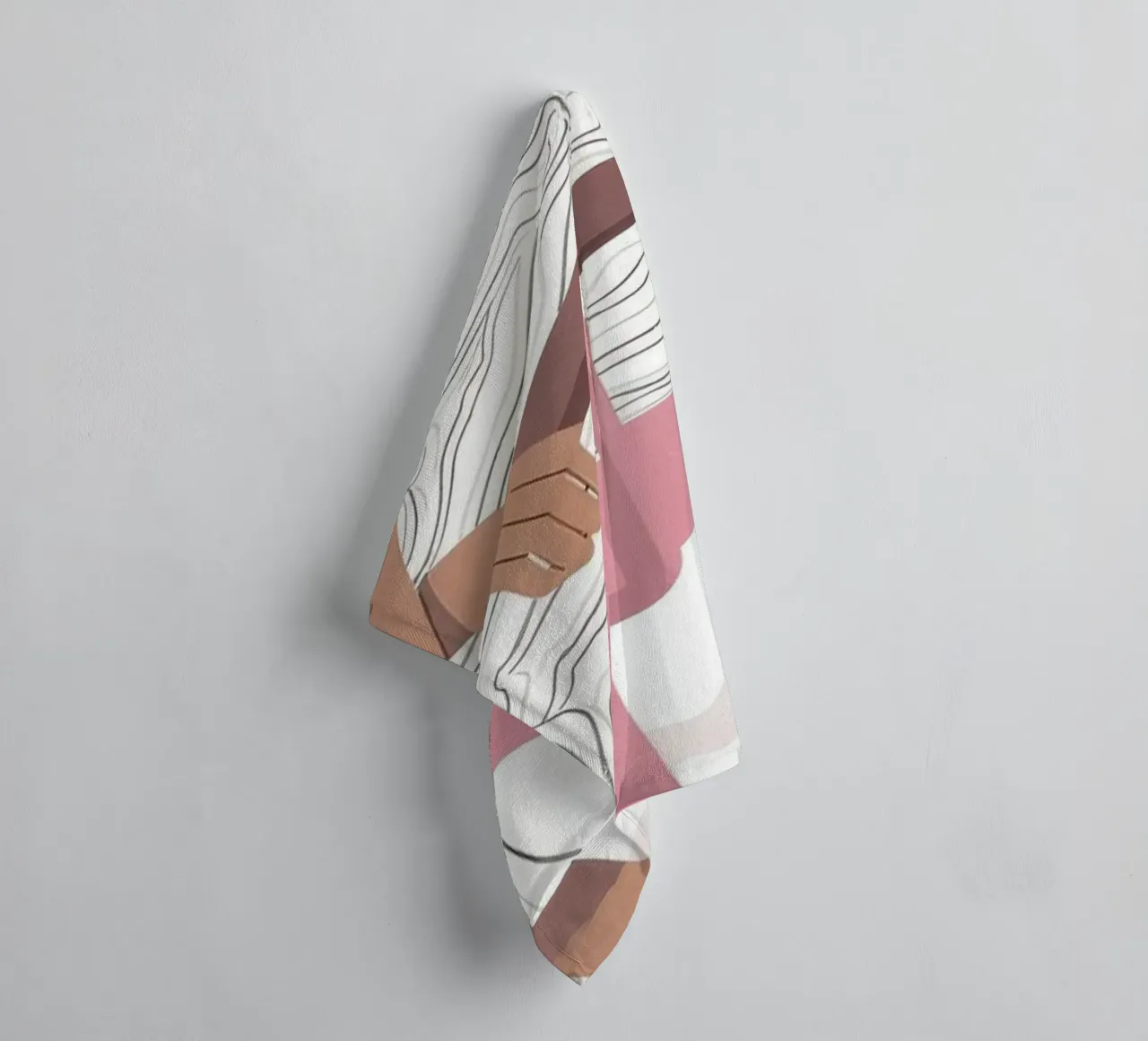 Uitgeputte Elegantie Rust badhanddoek van Prism Palette