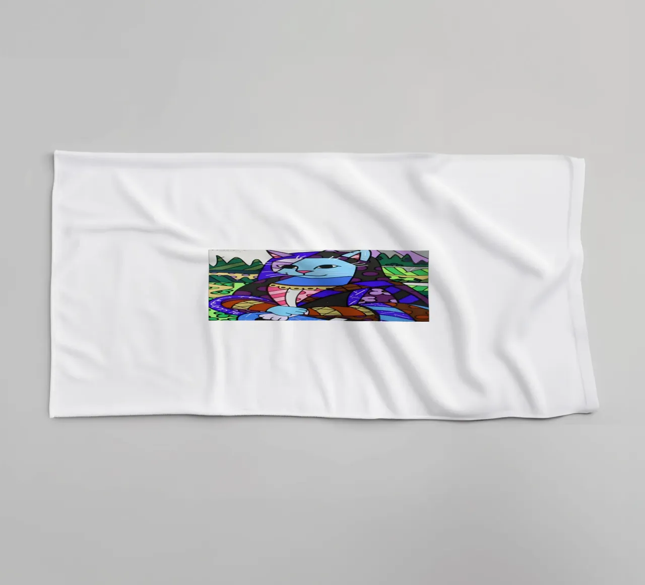 Catmona ROmero Britto badhanddoek van Perdana shop