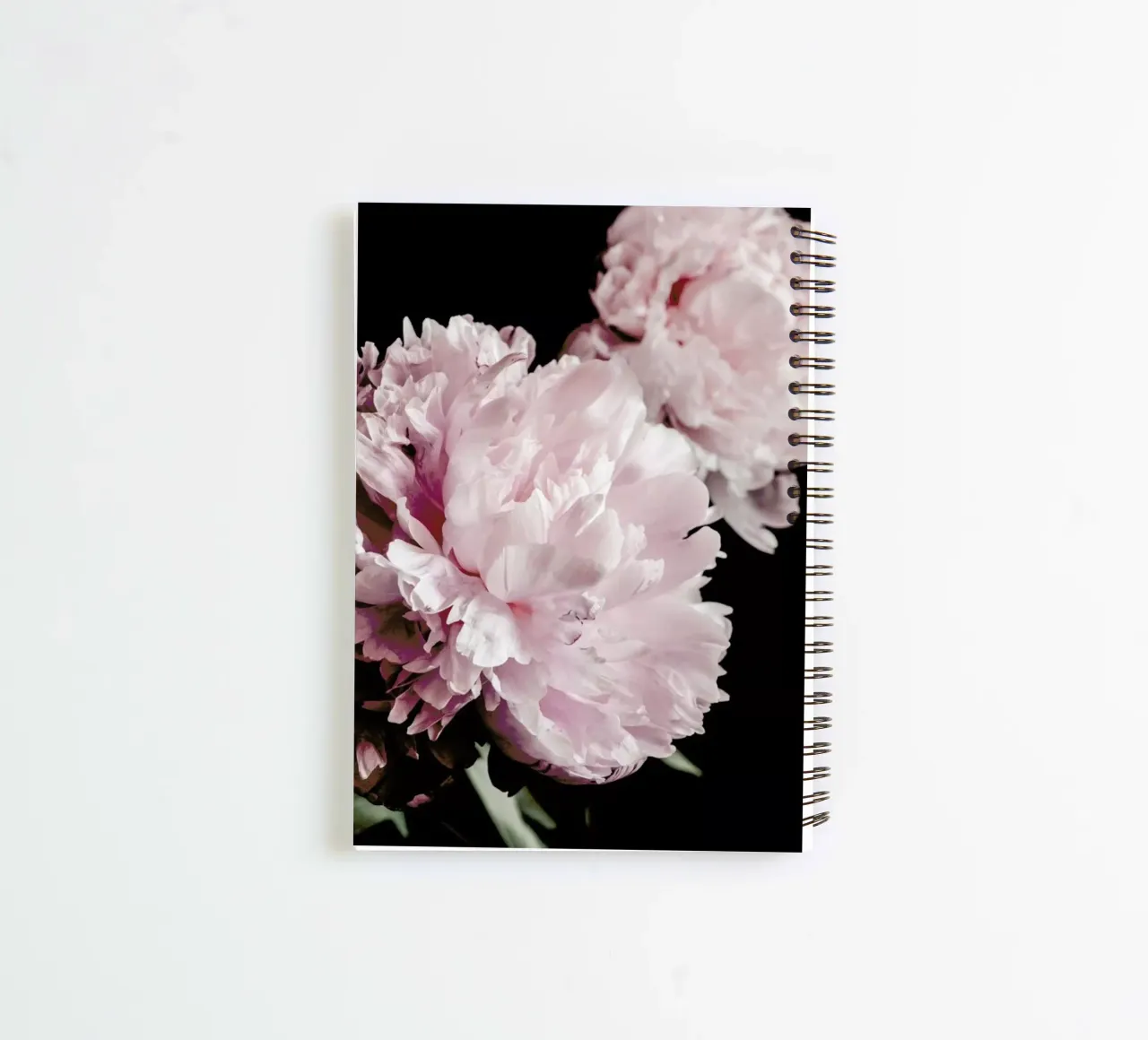 Two Peonies spiral notebook by Flora & Fauna