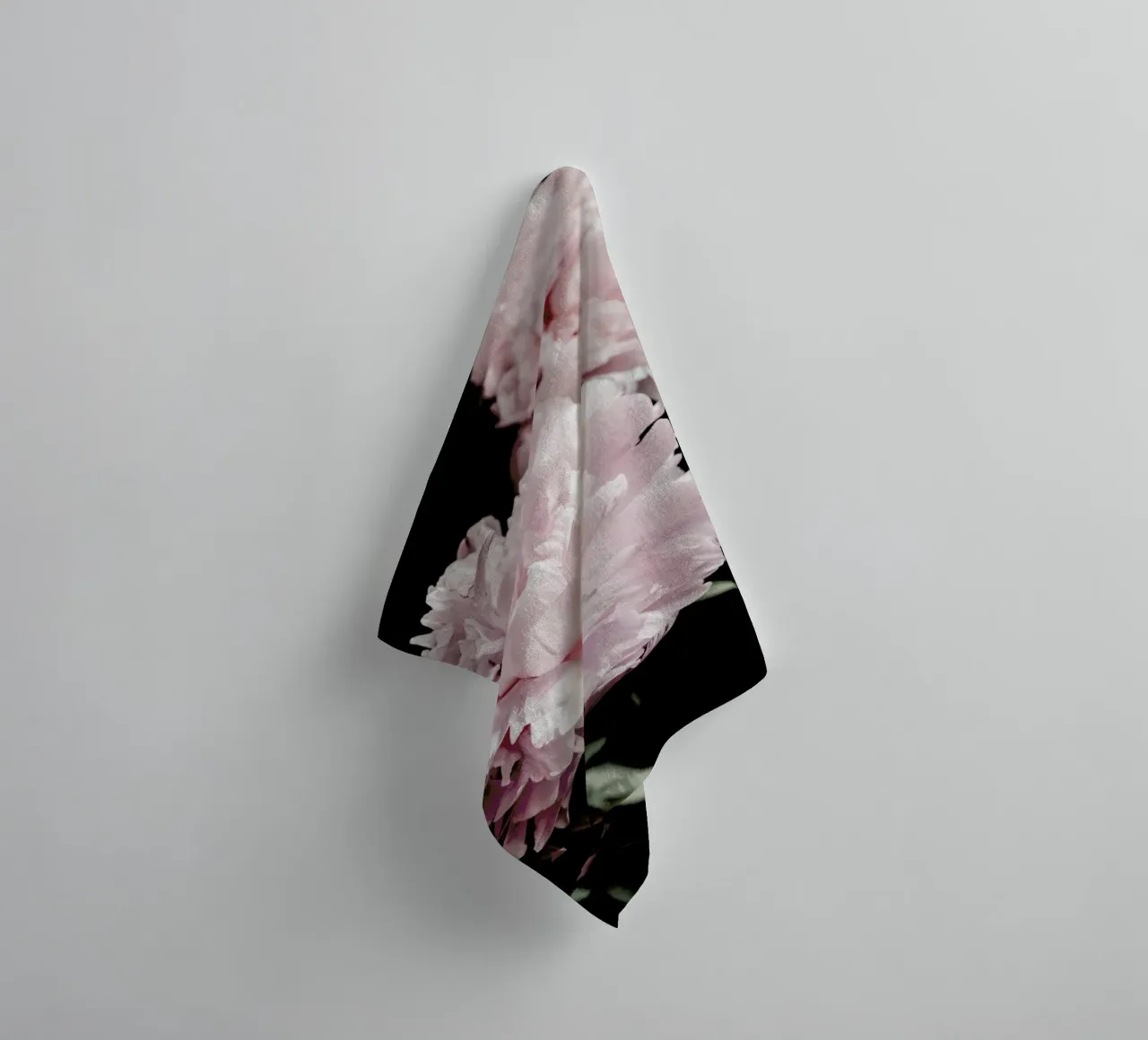 Two Peonies towel by Flora & Fauna