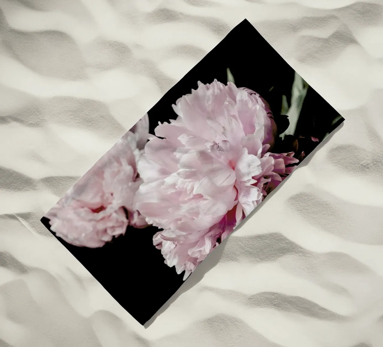 Two Peonies telo mare da Flora & Fauna