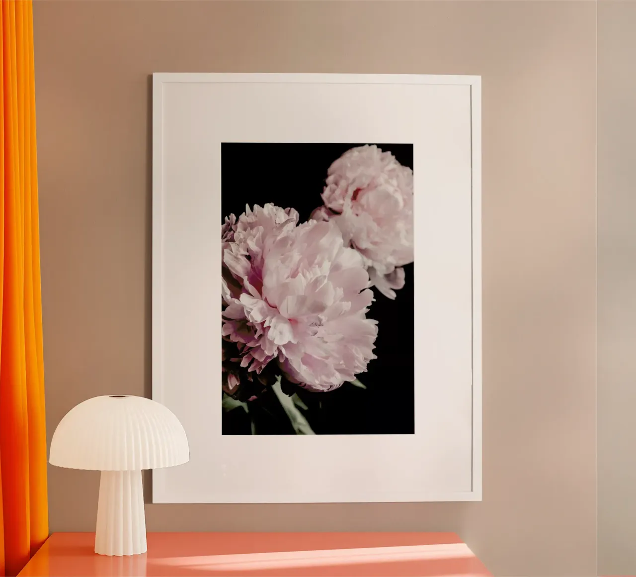 Two Peonies poster da Flora & Fauna
