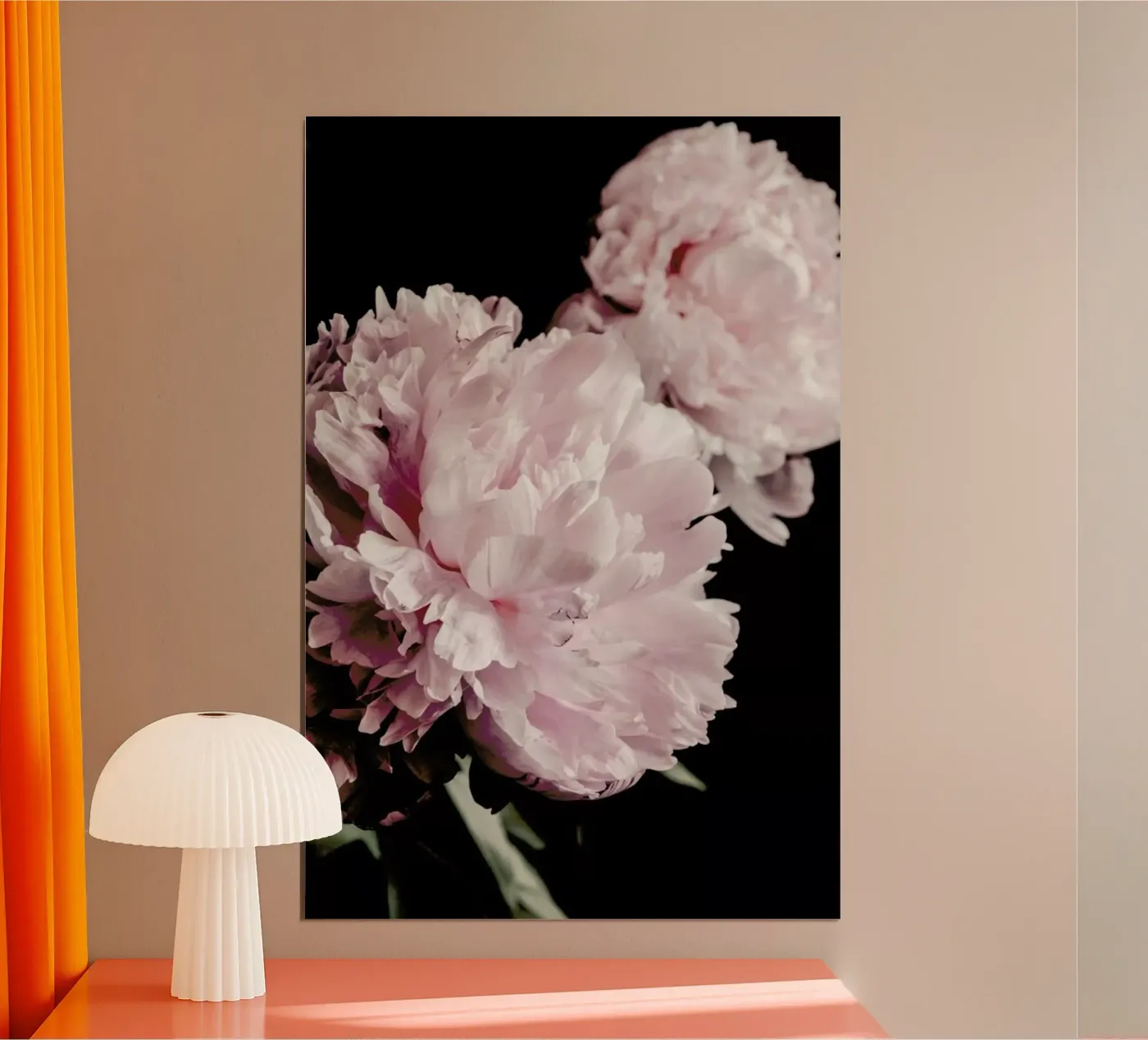 Two Peonies poster de Flora & Fauna