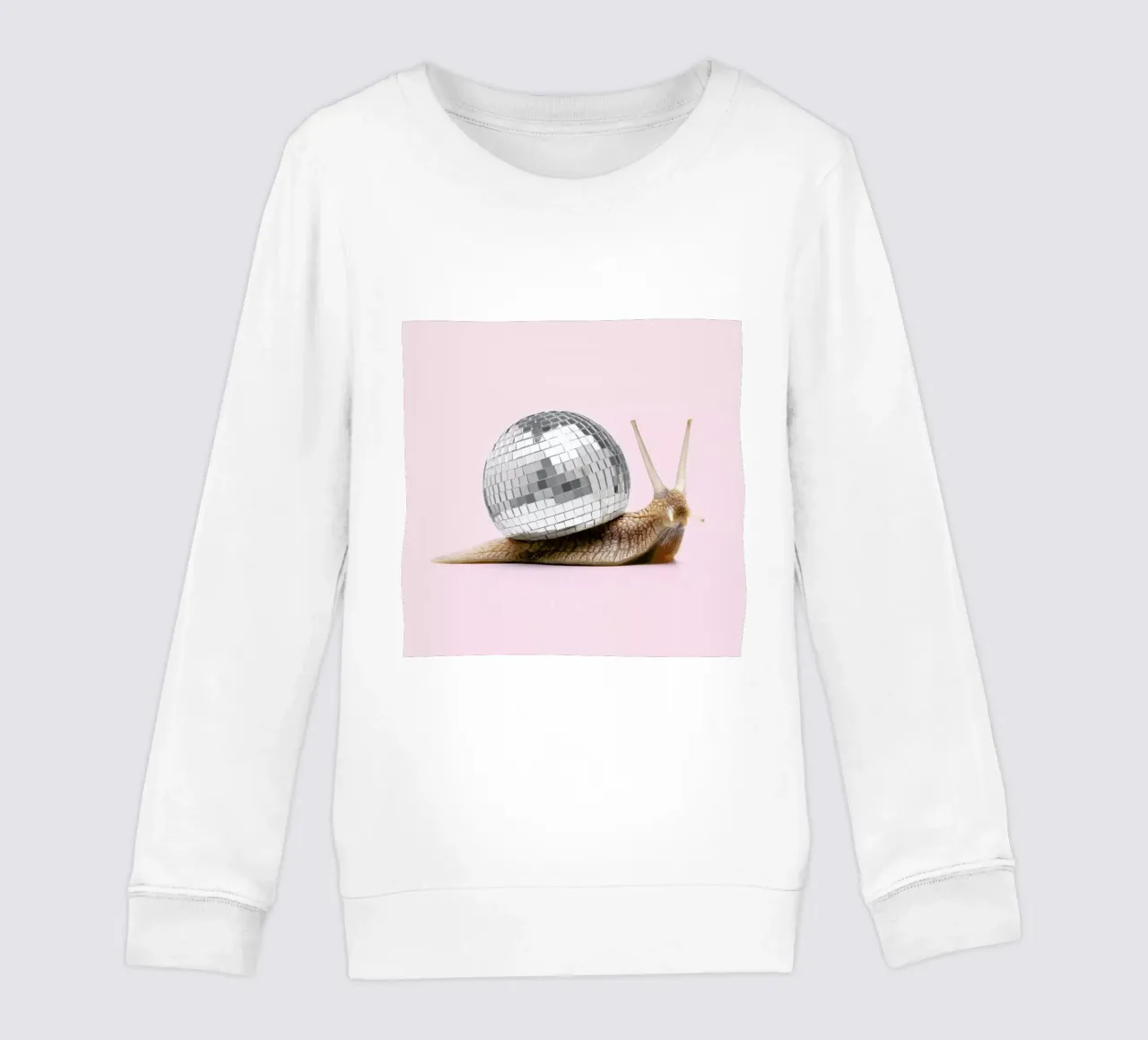 Disco Snail Kinder Sweatshirt von Paul Fuentes Design