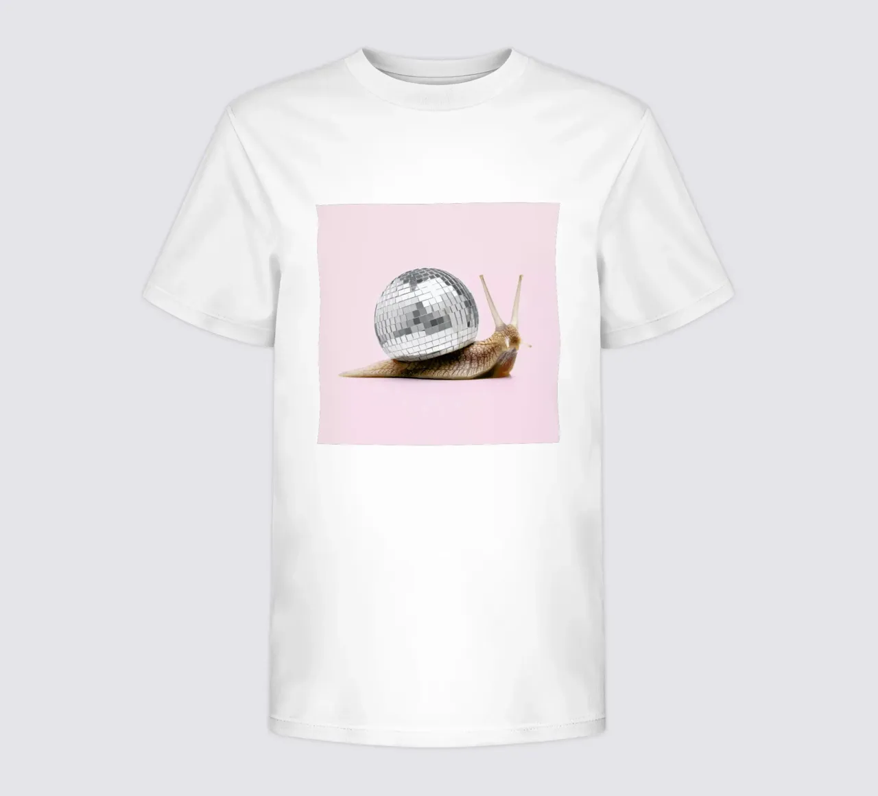 Disco Snail t-shirt bambini da Paul Fuentes Design