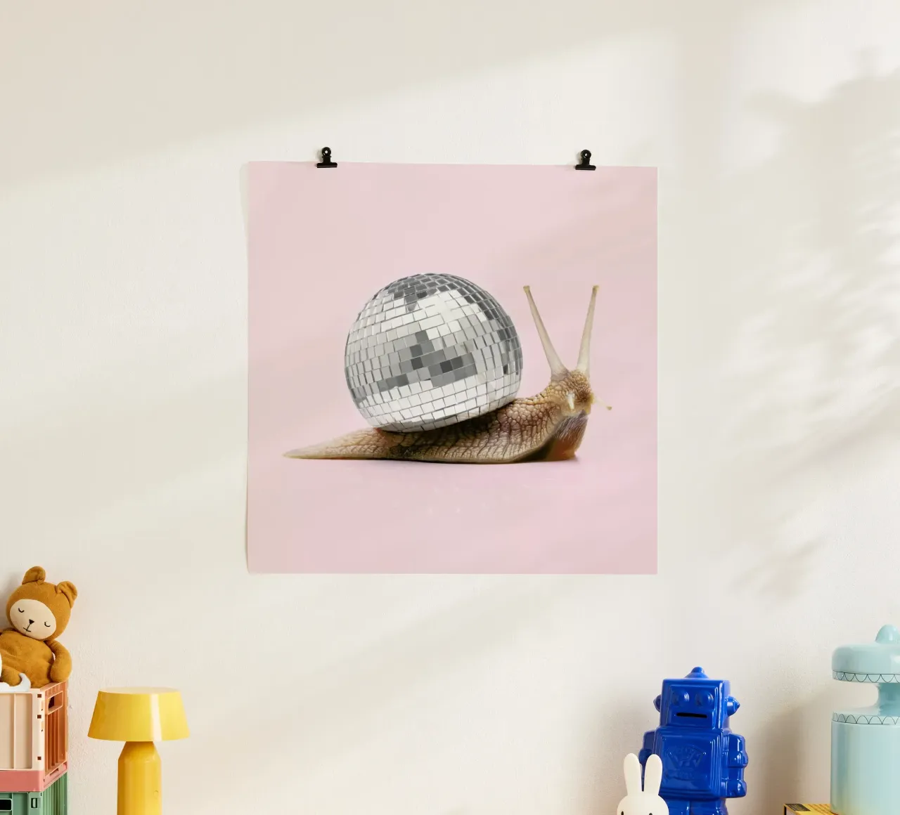 Disco Snail poster da Paul Fuentes Design
