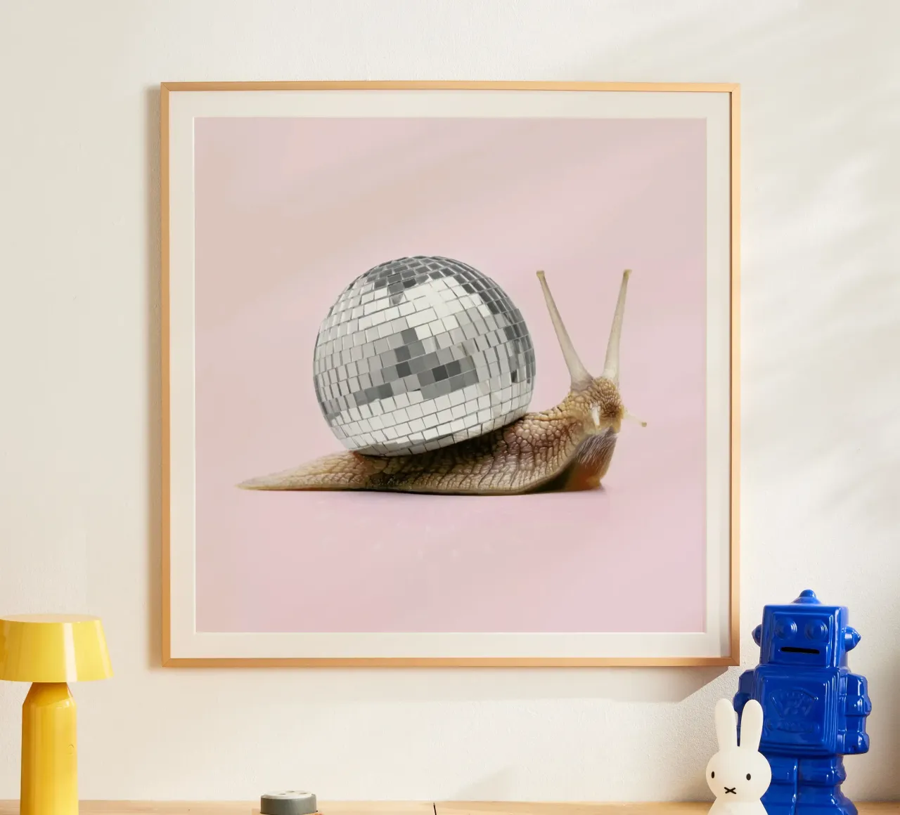 Disco Snail poster da Paul Fuentes Design