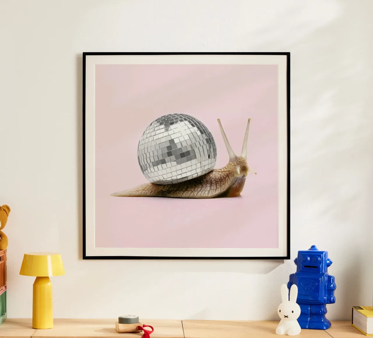 Disco Snail poster da Paul Fuentes Design