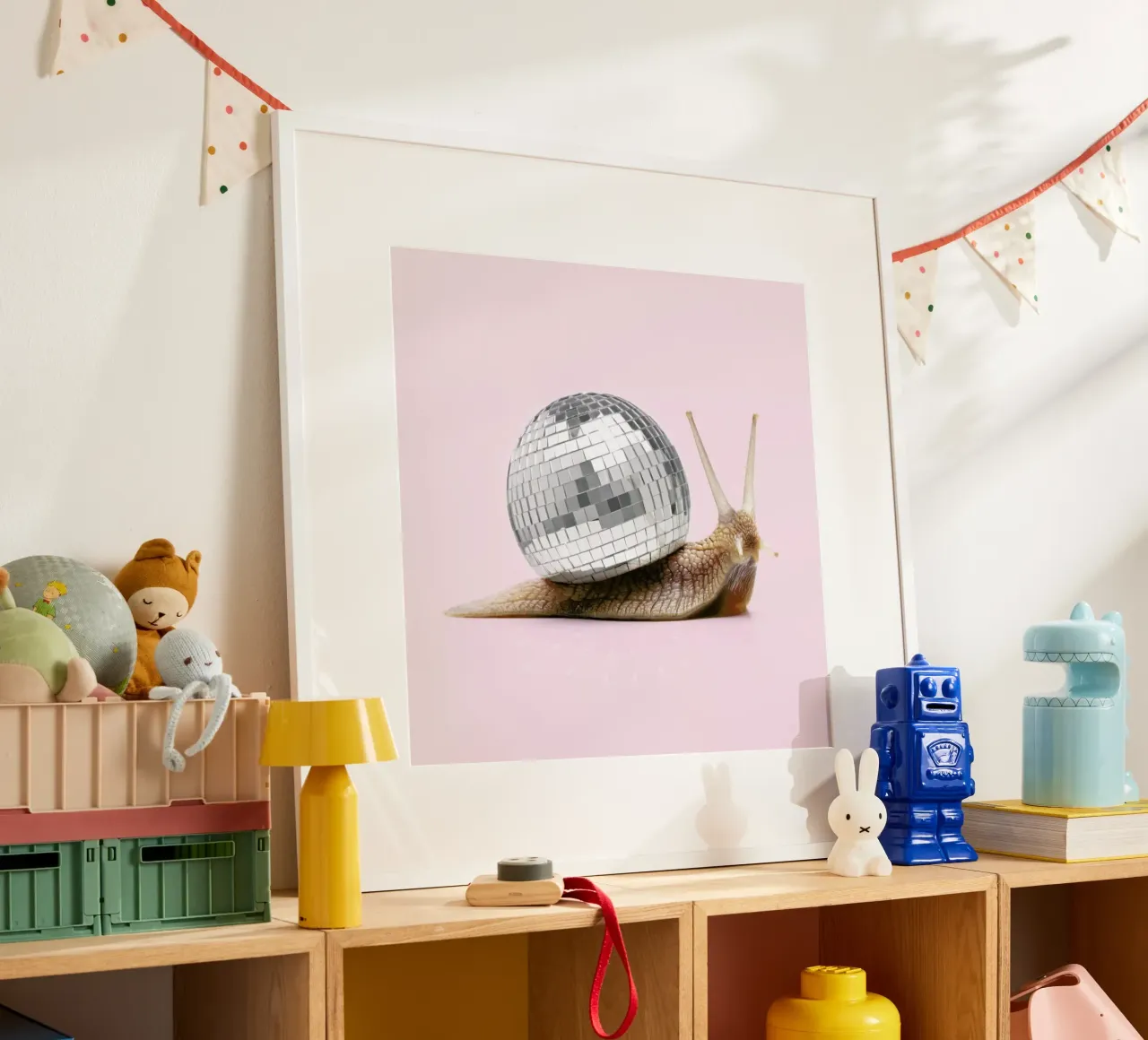 Disco Snail poster da Paul Fuentes Design