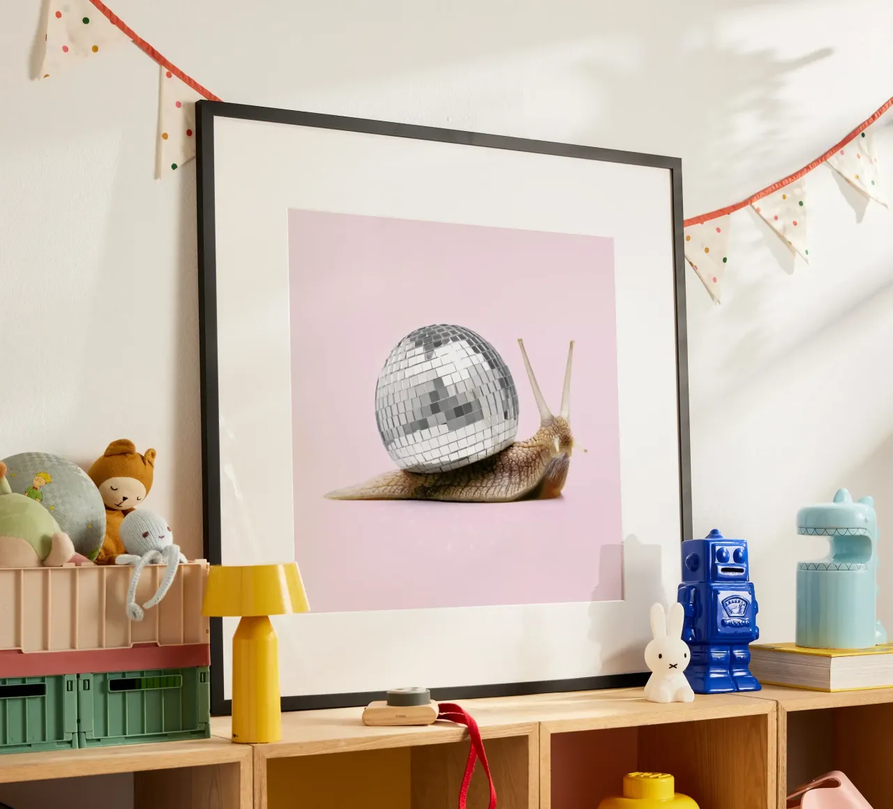 Disco Snail poster da Paul Fuentes Design