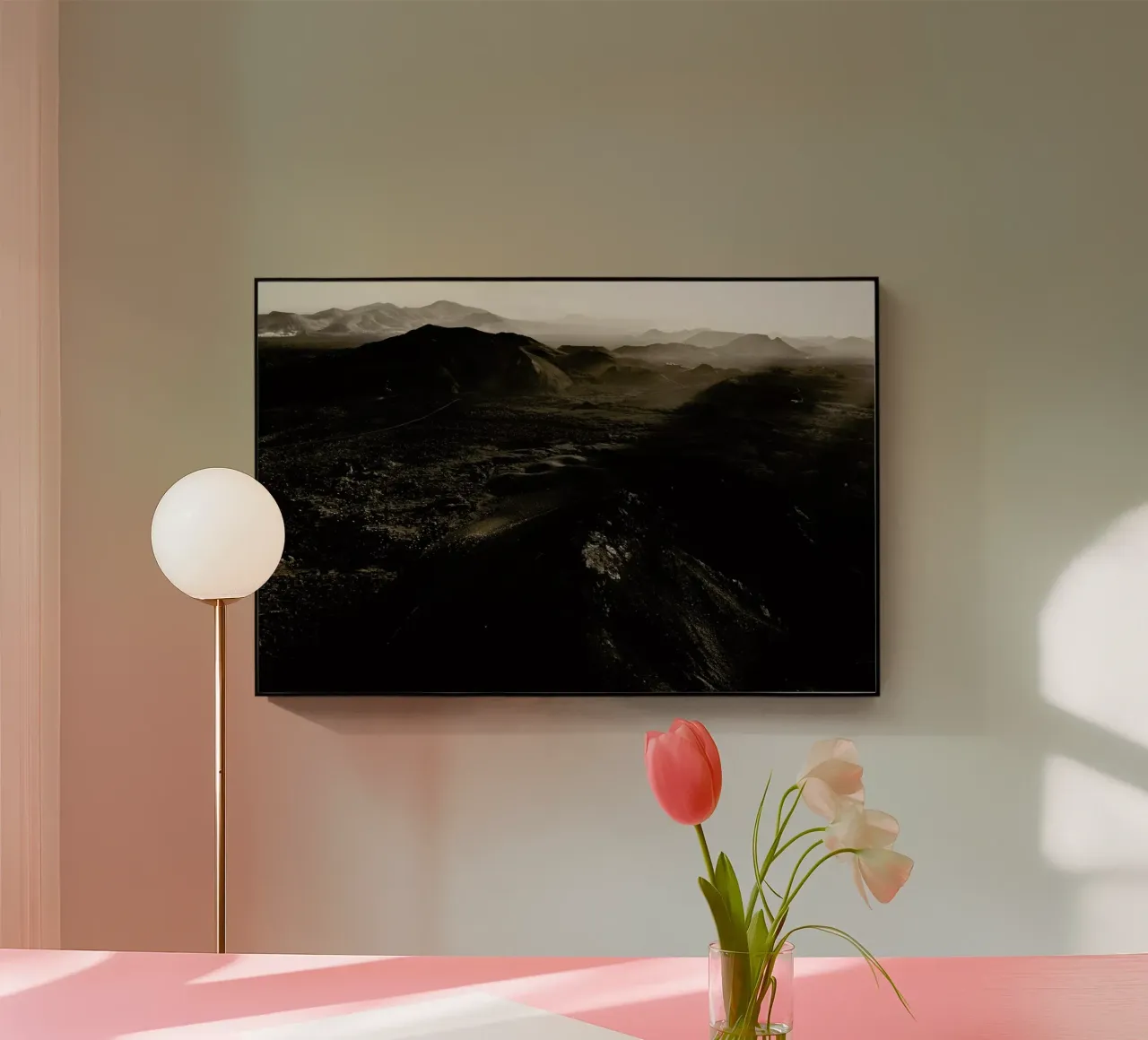 Volcanic Landscape II acrylic glass by Chris Abatzis