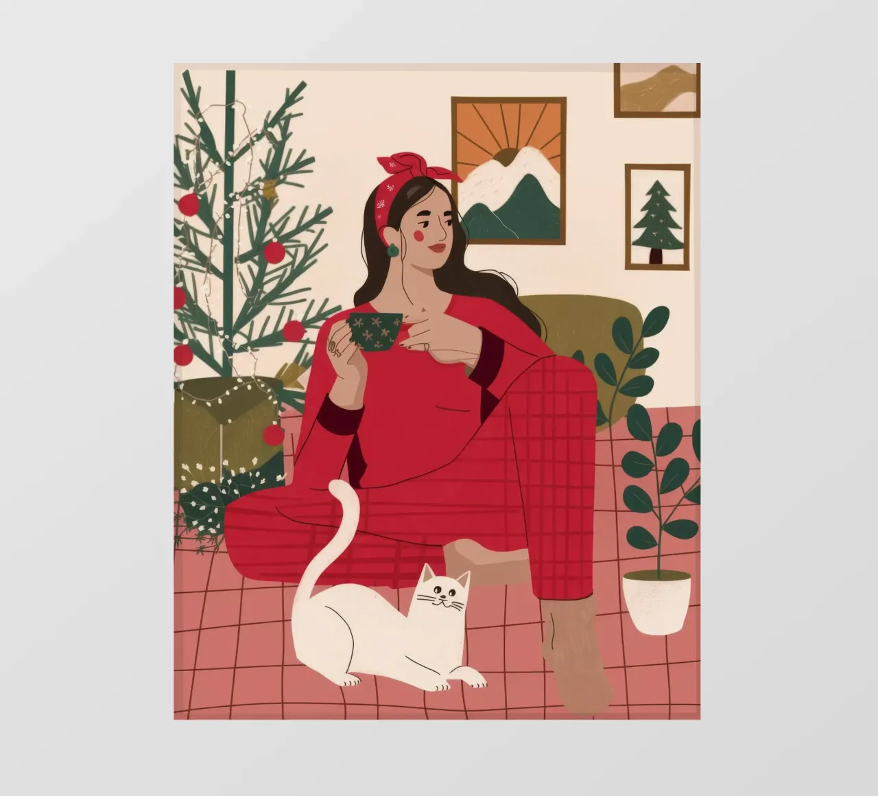 Festive Cozy Whimsy photo wallpaper by Prism Palette
