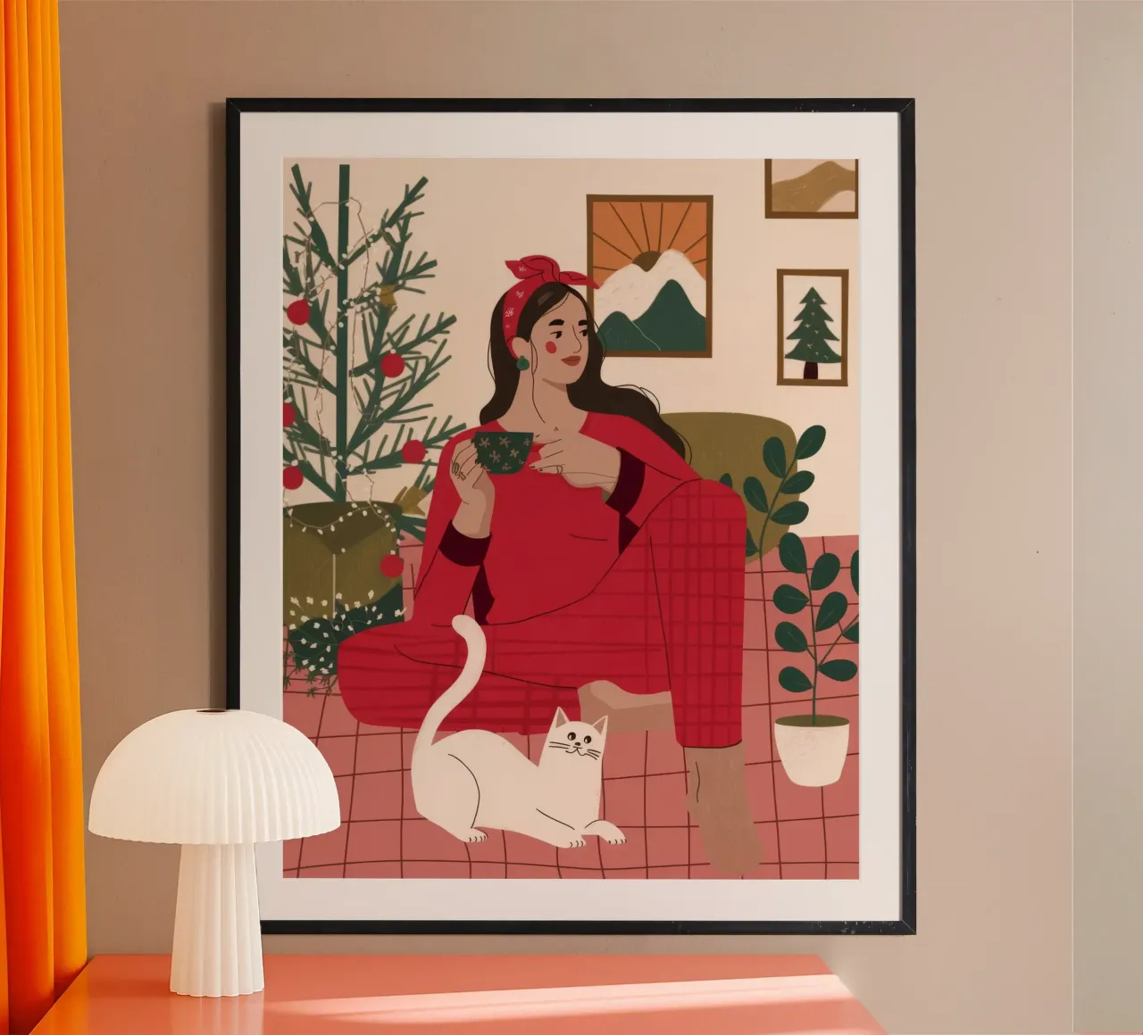 Festive Cozy Whimsy poster by Prism Palette