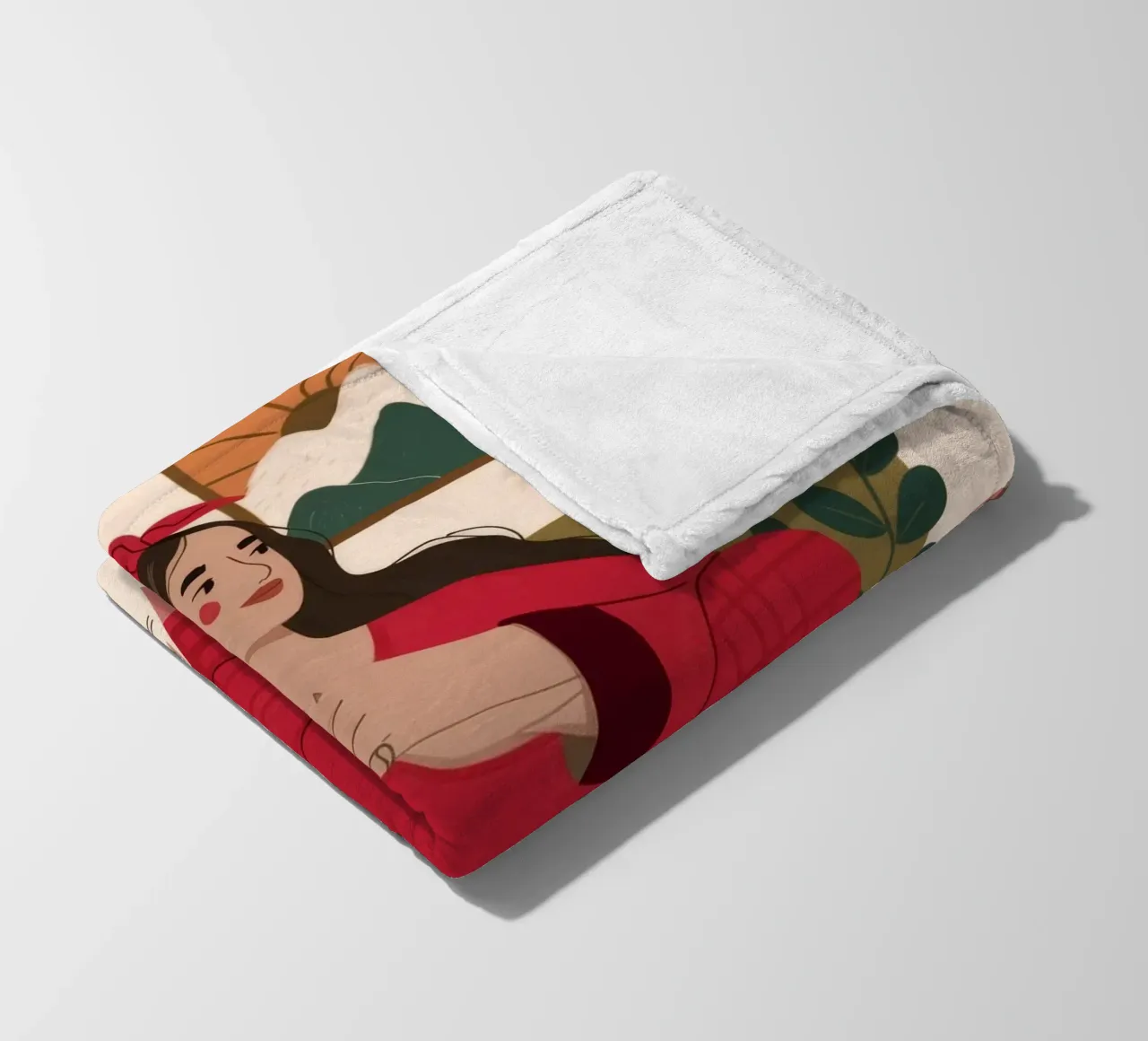 Festive Cozy Whimsy fleece blanket by Prism Palette
