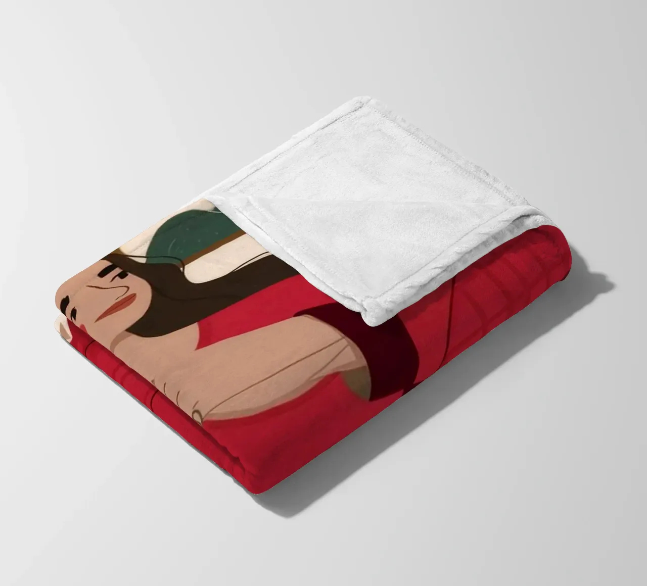 Festive Cozy Whimsy fleece blanket by Prism Palette