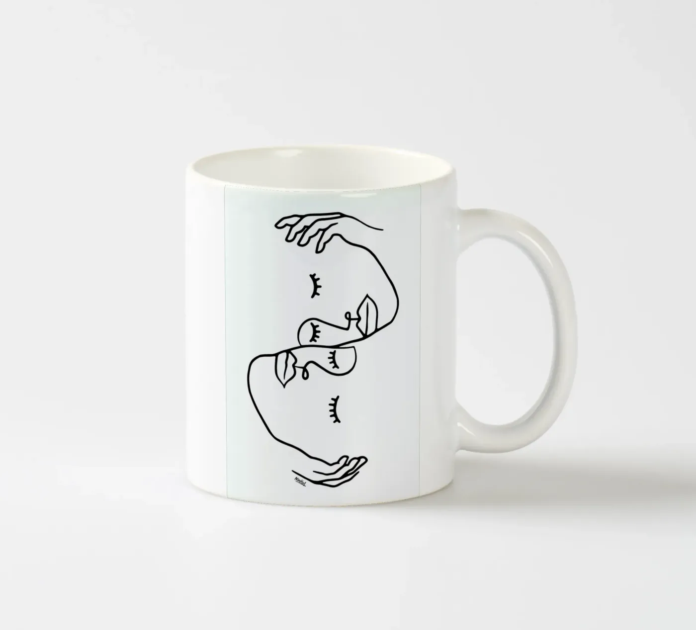 Carefully ceramic mug by Ninhol