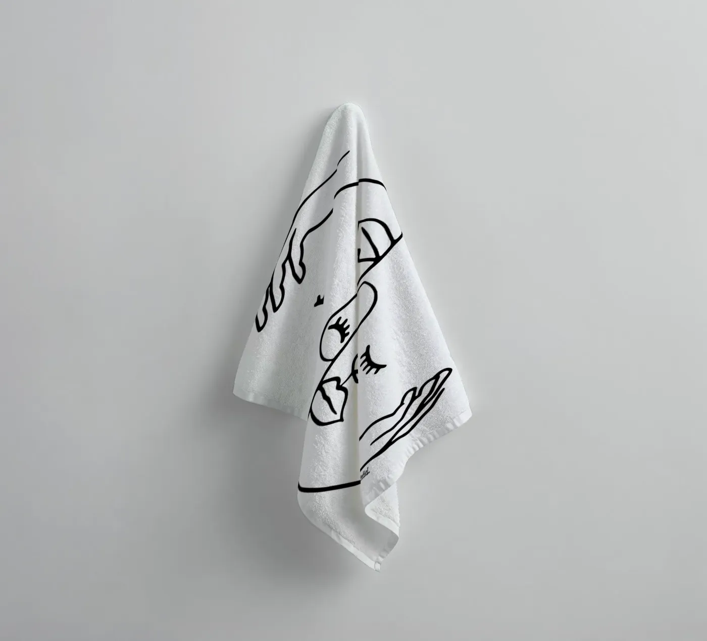 Carefully badhanddoek van Ninhol