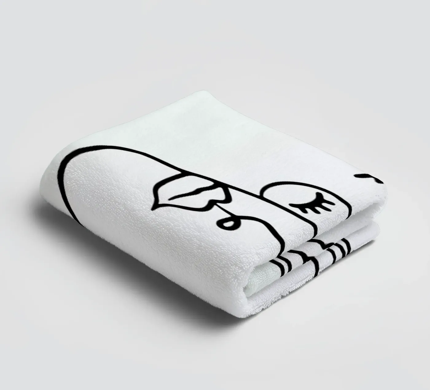 Carefully badhanddoek van Ninhol
