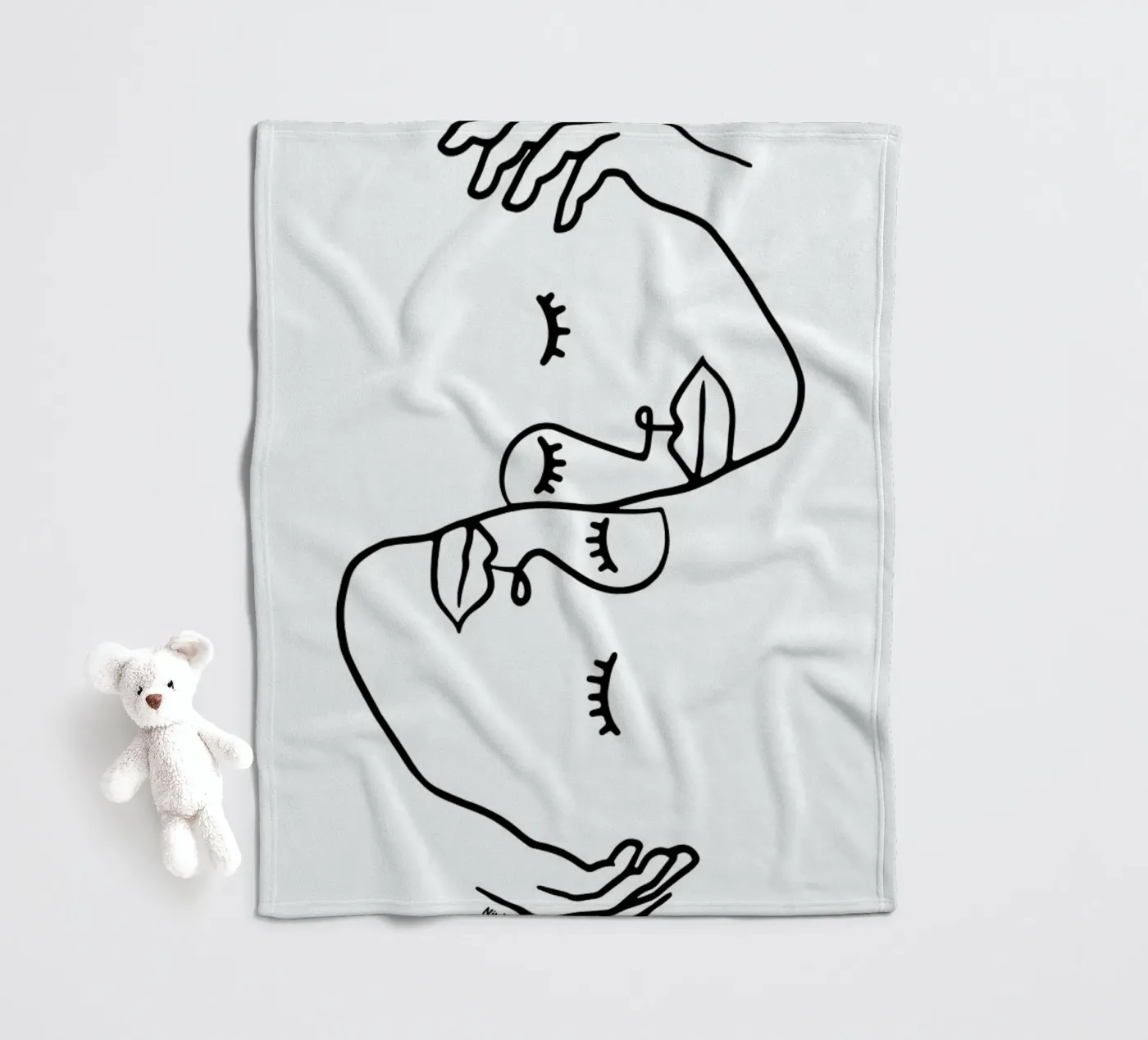 Carefully fleece blanket by Ninhol