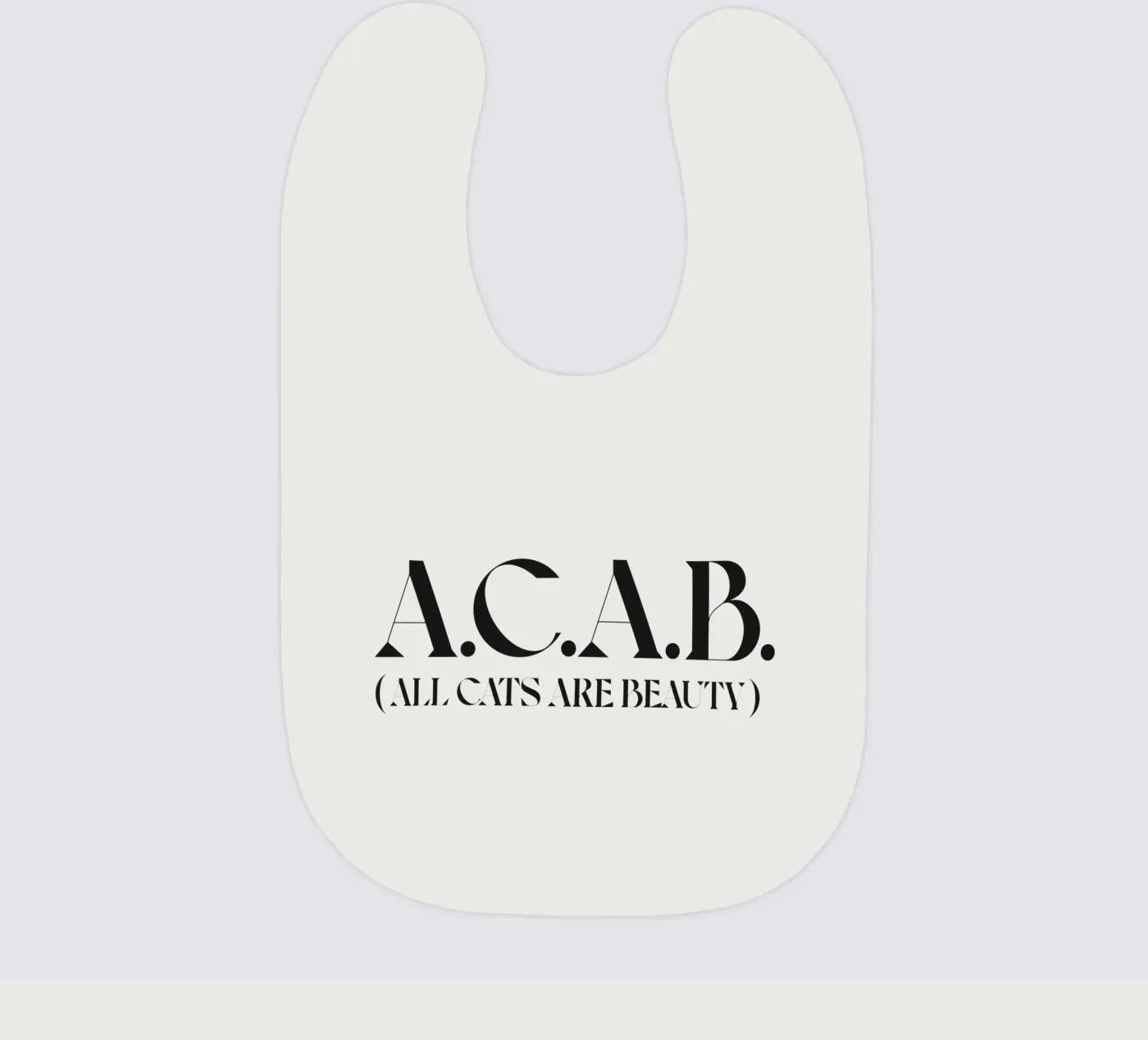 ACAB baby bib by n.4