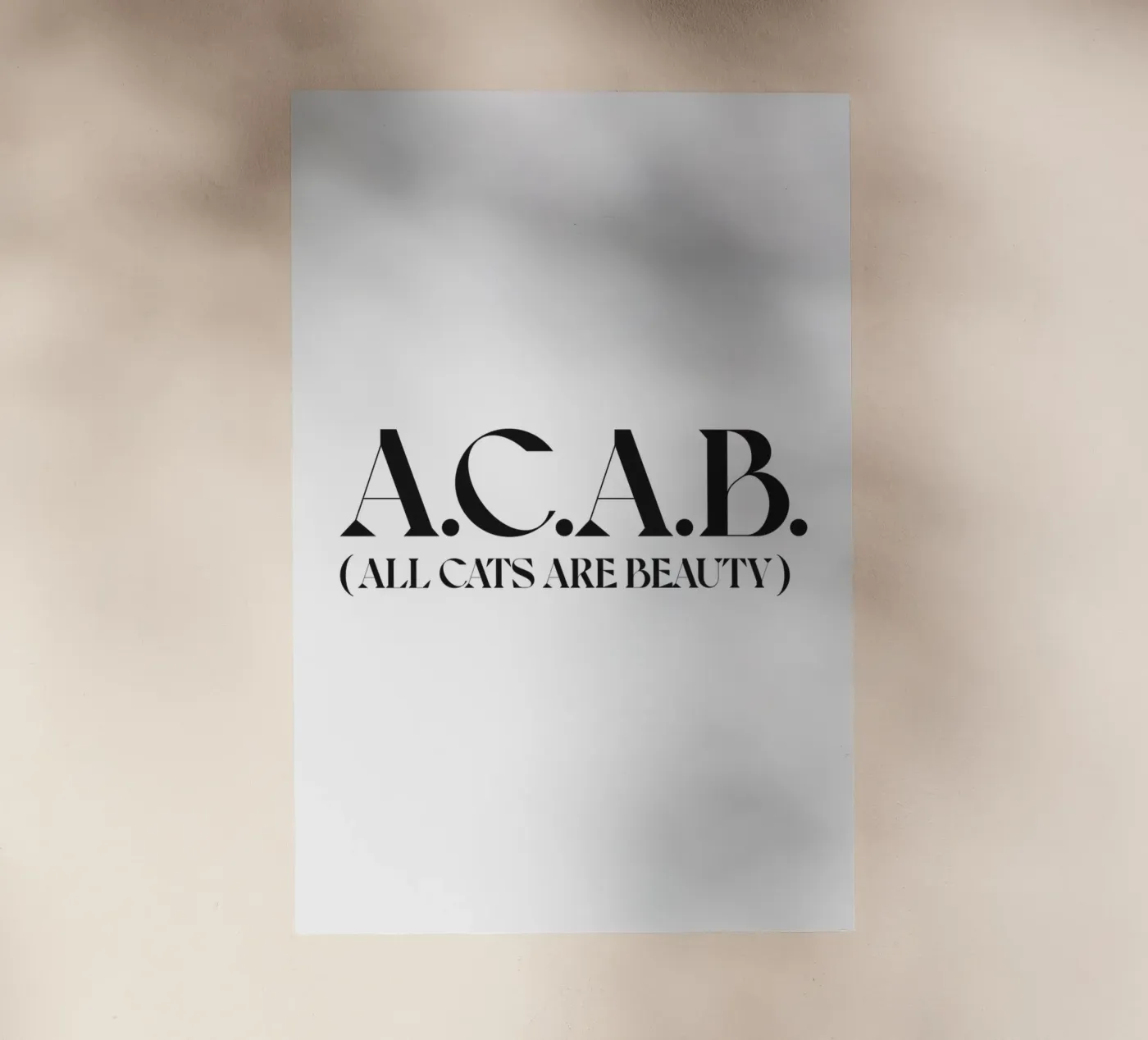 ACAB pellicola backlit da n.4