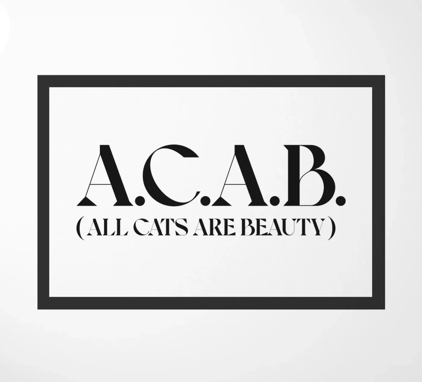 ACAB deurmat van n.4