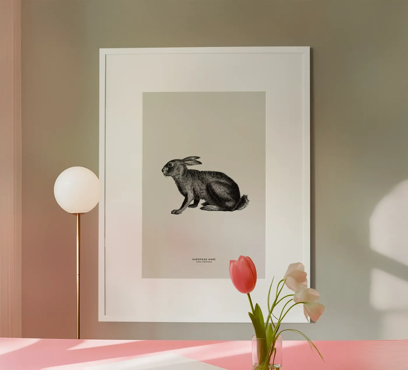 European Hare poster da Flora & Fauna