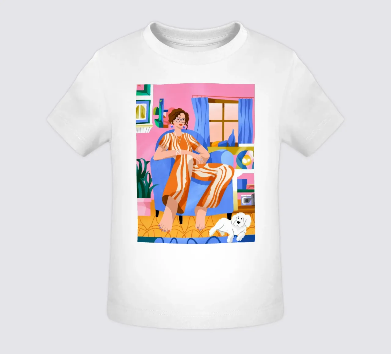 Gemütliches Morgenritual Baby T-Shirt von Prism Palette