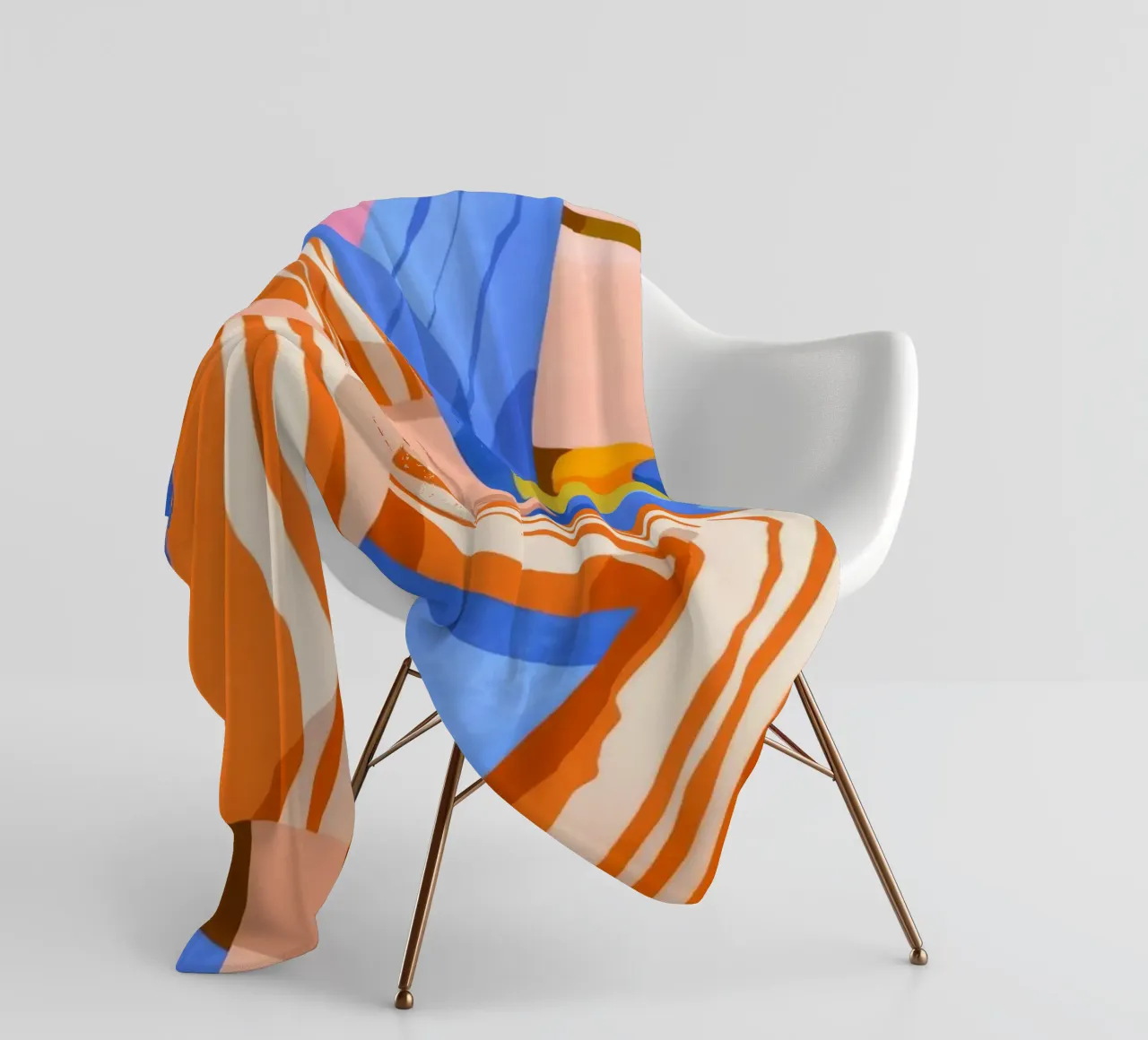 Cozy Morning Ritual fleece blanket by Prism Palette