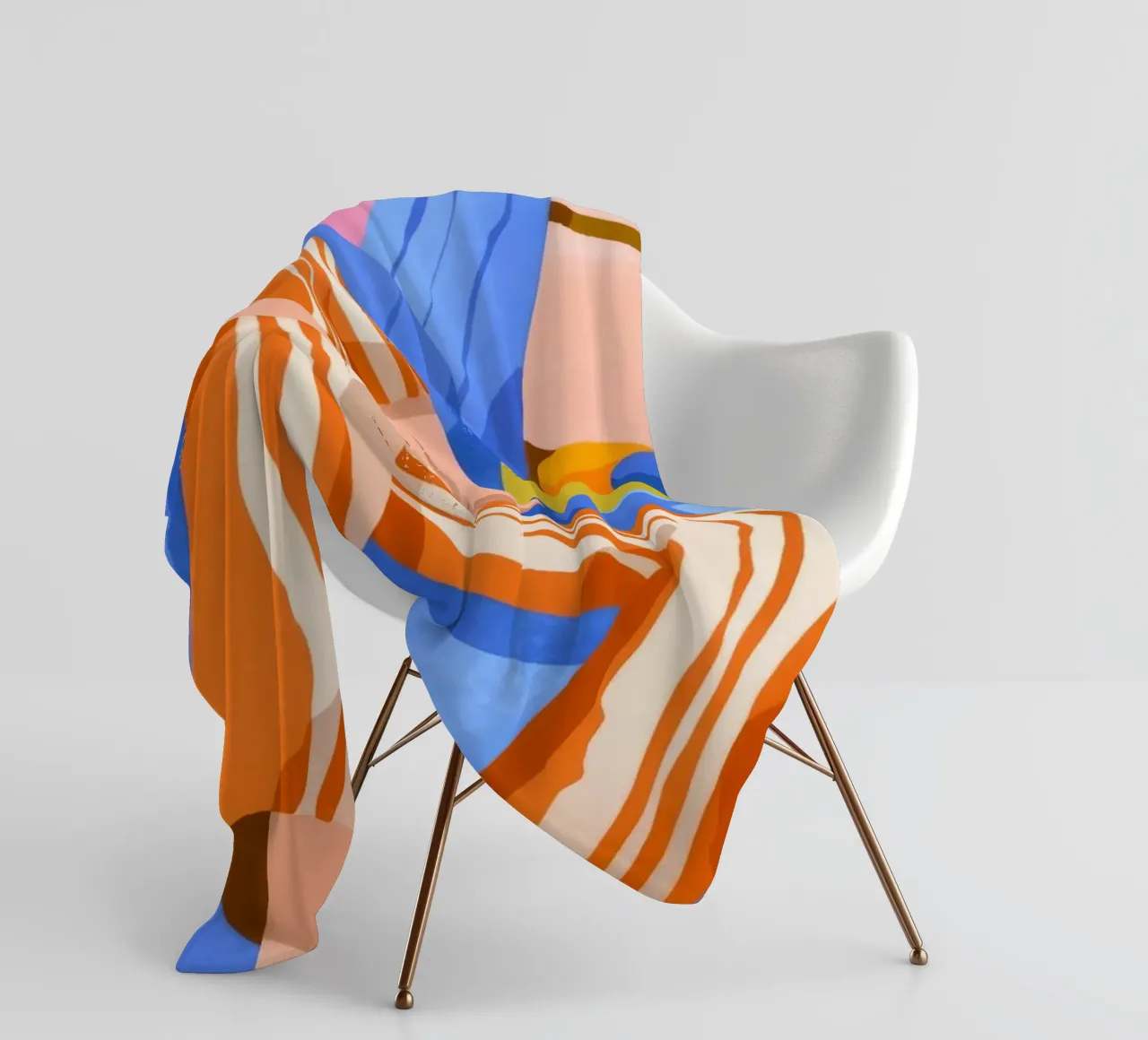 Cozy Morning Ritual fleece blanket by Prism Palette