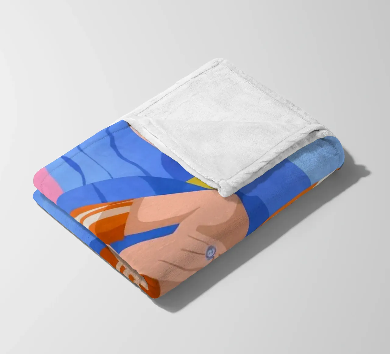 Cozy Morning Ritual fleece blanket by Prism Palette