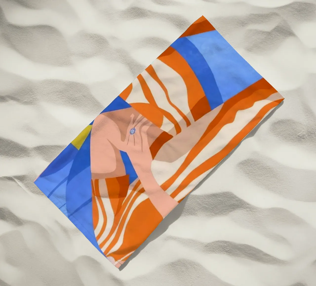 Cozy Morning Ritual beach towel by Prism Palette