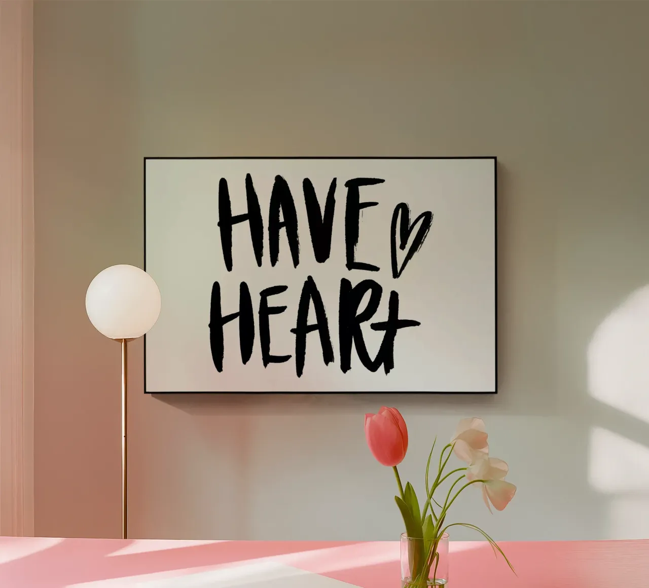 Have Heart plexiglass da Dead Language