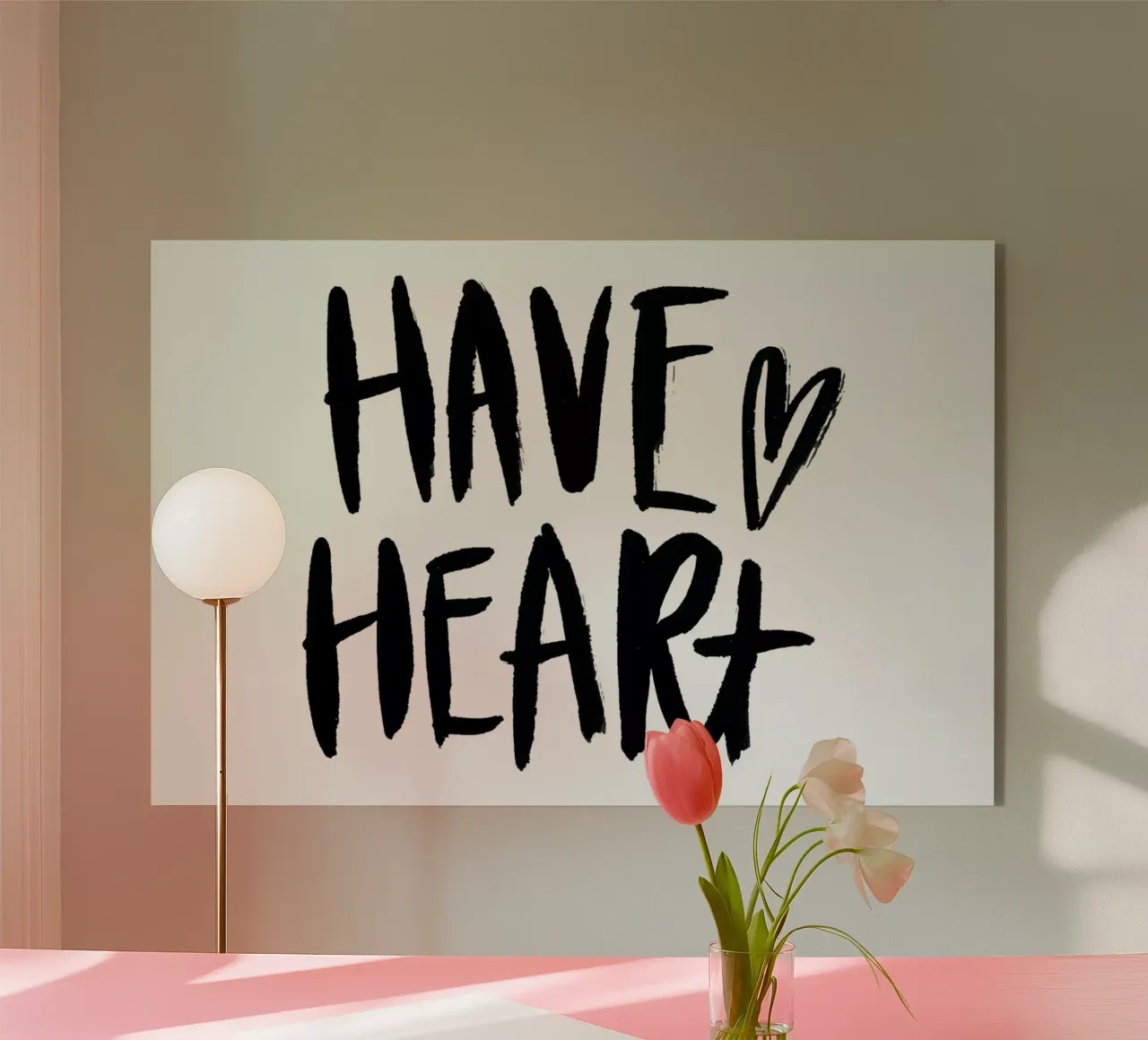 Have Heart plexiglass da Dead Language