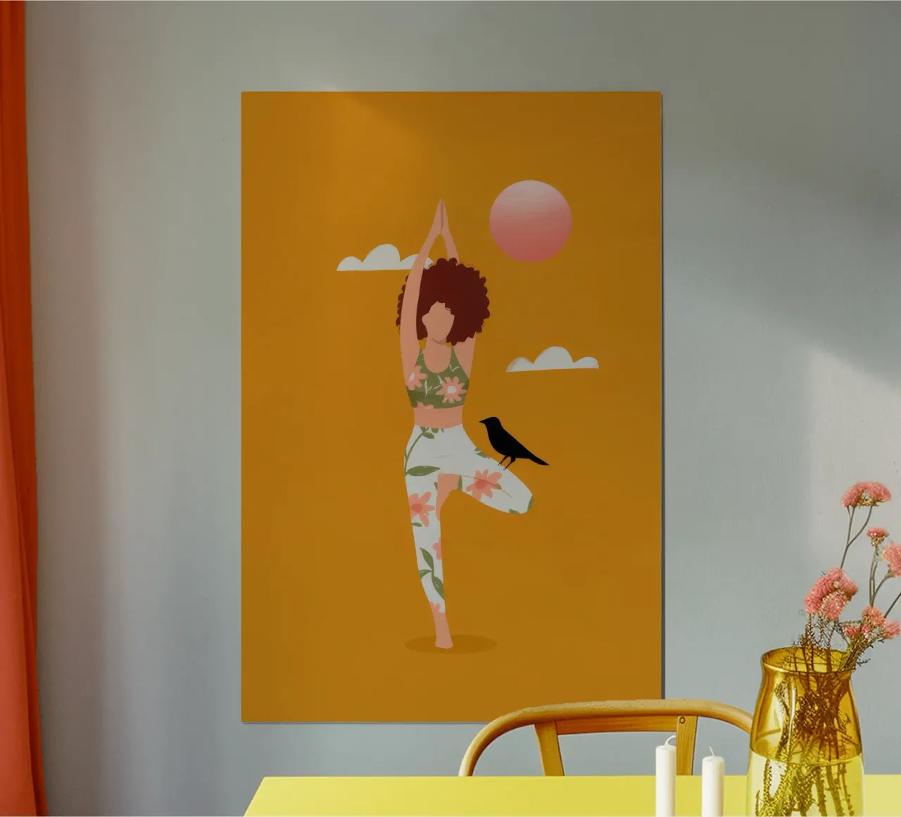 Yoga Armonia del Sole poster da Prism Palette