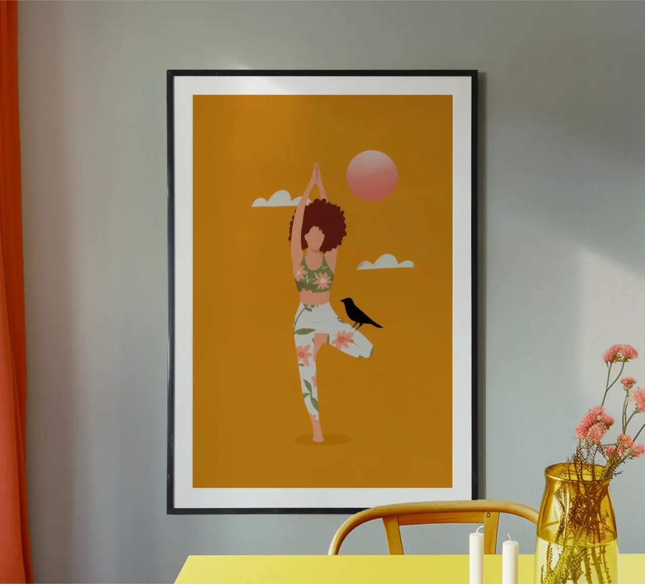 Yoga Armonia del Sole poster da Prism Palette