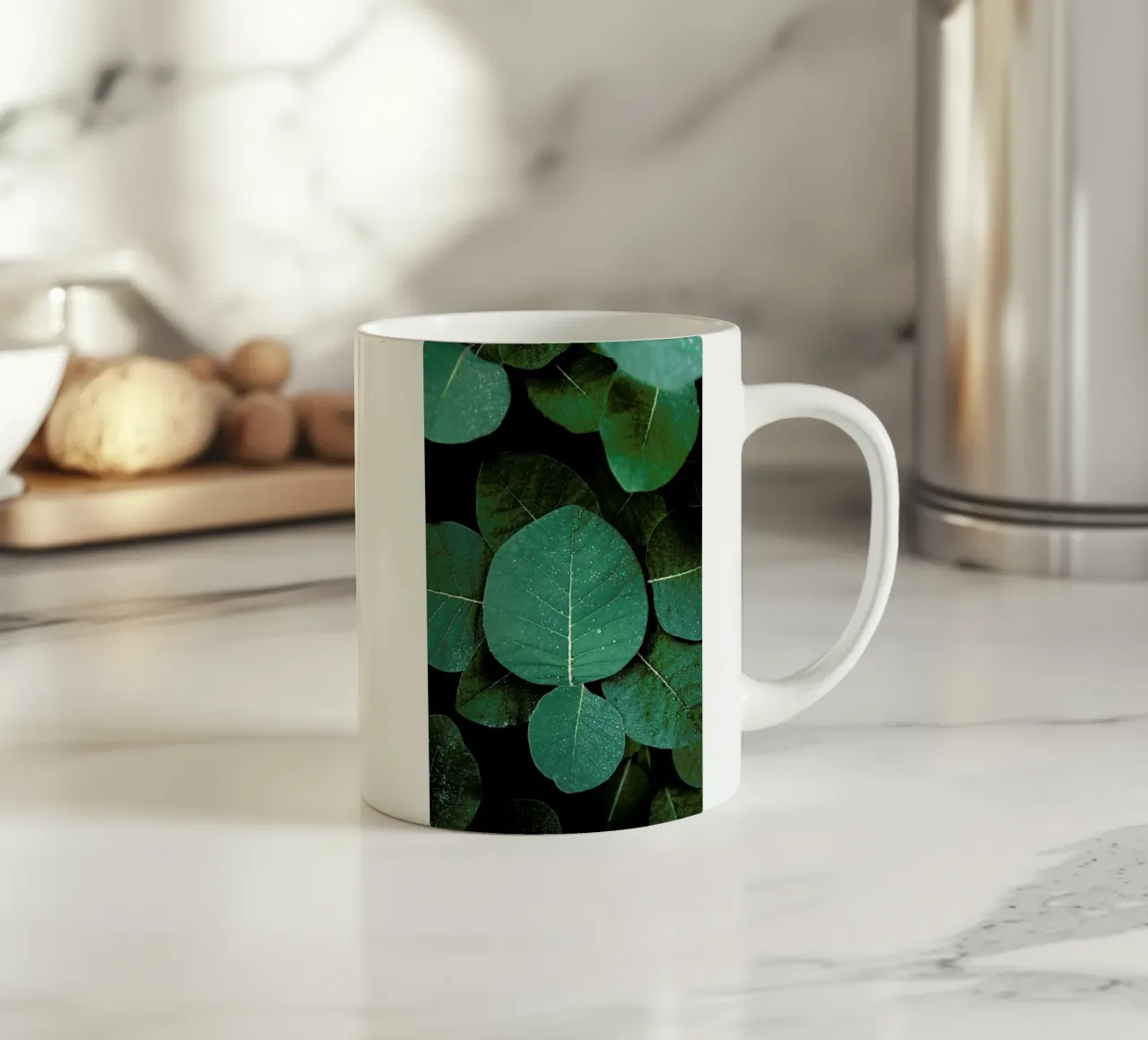 No Leaves No Life tazza in ceramica da Studio Nahili