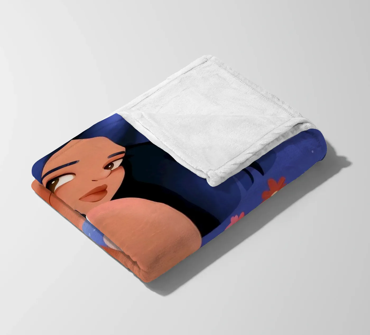 Seaside Reflection Elegance fleece blanket by Prism Palette