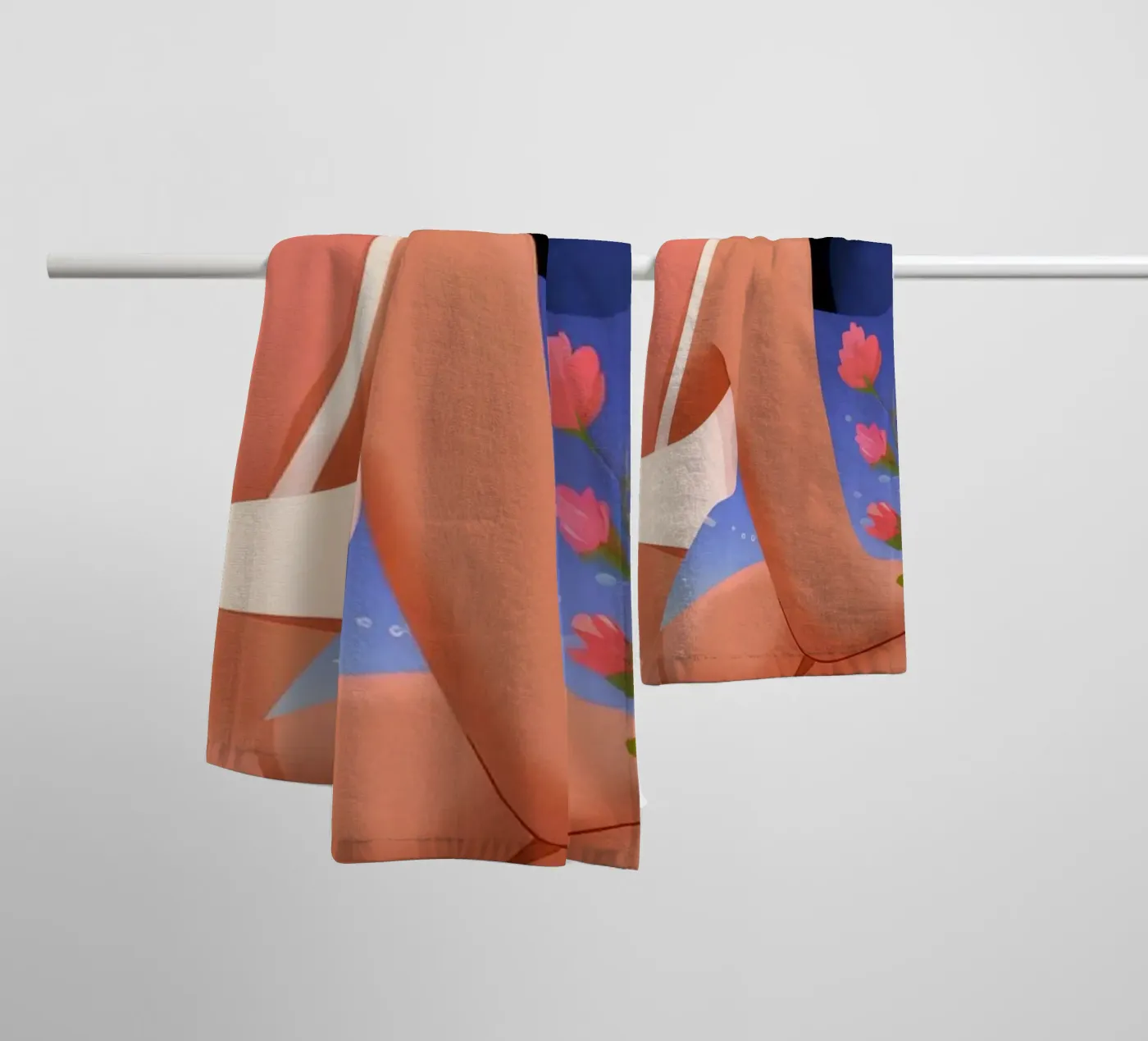 Seaside Reflection Elegance badhanddoek van Prism Palette