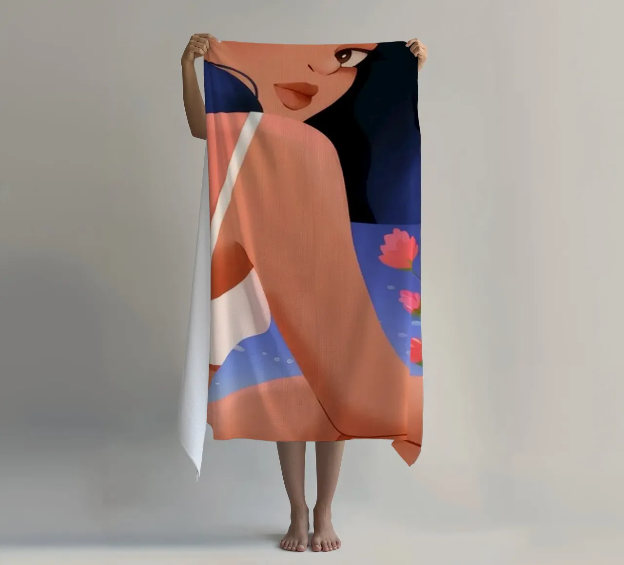 Eleganza del riflesso del mare telo mare da Prism Palette