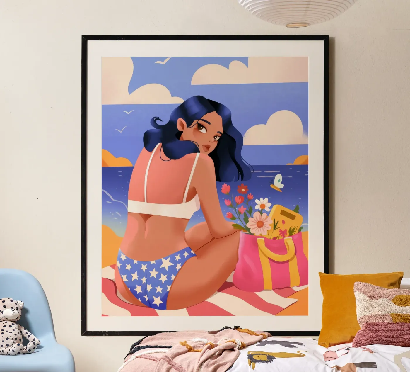 Seaside Reflection Elegance poster by Prism Palette