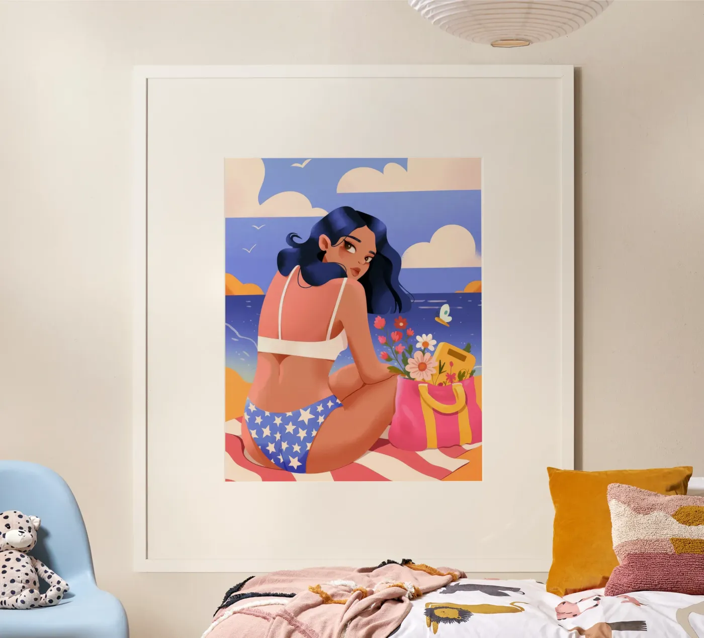 Seaside Reflection Elegance poster by Prism Palette