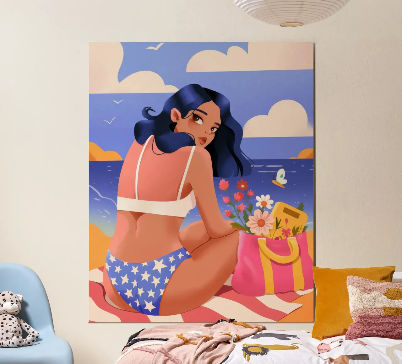 Seaside Reflection Elegance poster by Prism Palette