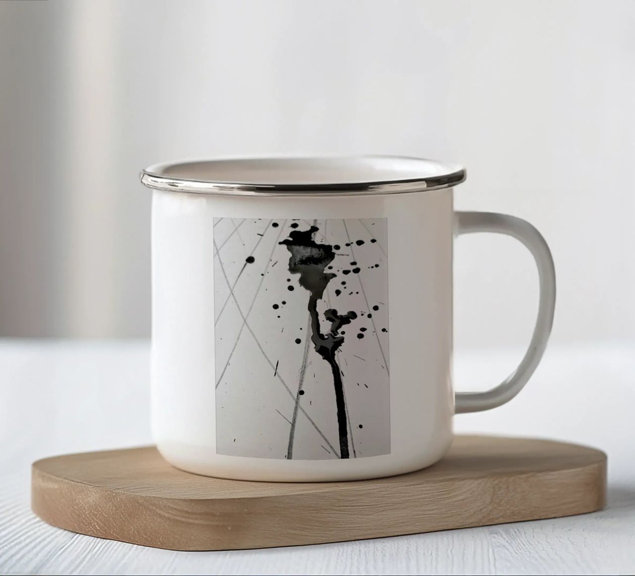 Blur of Color tazza in smalto da FRITSCH&FRITSCH