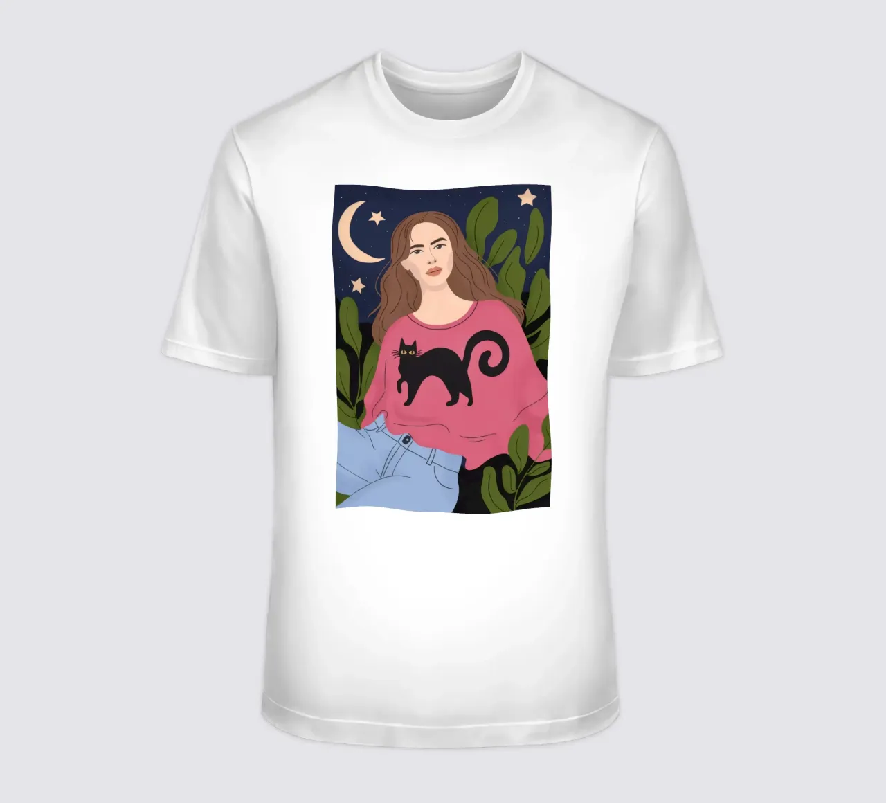 Serenità notturna mistica t-shirt da Prism Palette