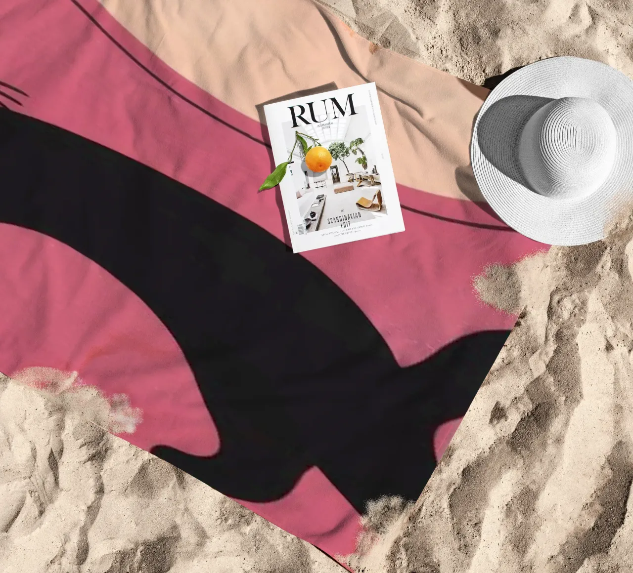 Serenità notturna mistica telo mare da Prism Palette