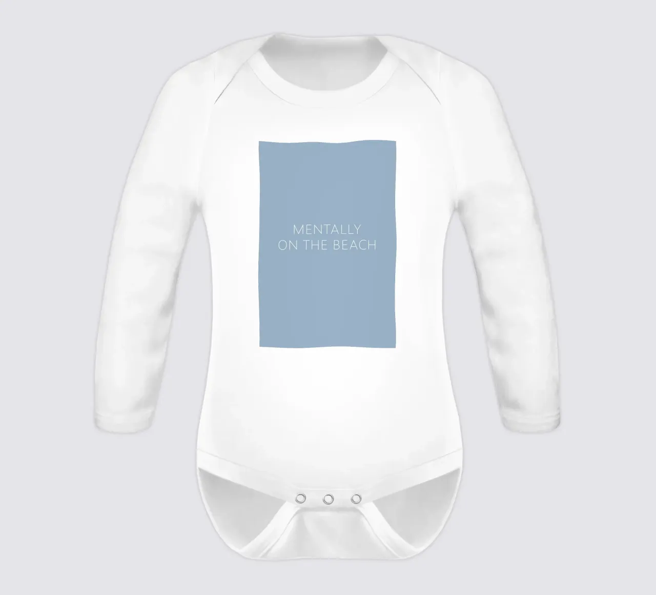 Mentally On The Beach body neonato maniche lunghe da Ayleen