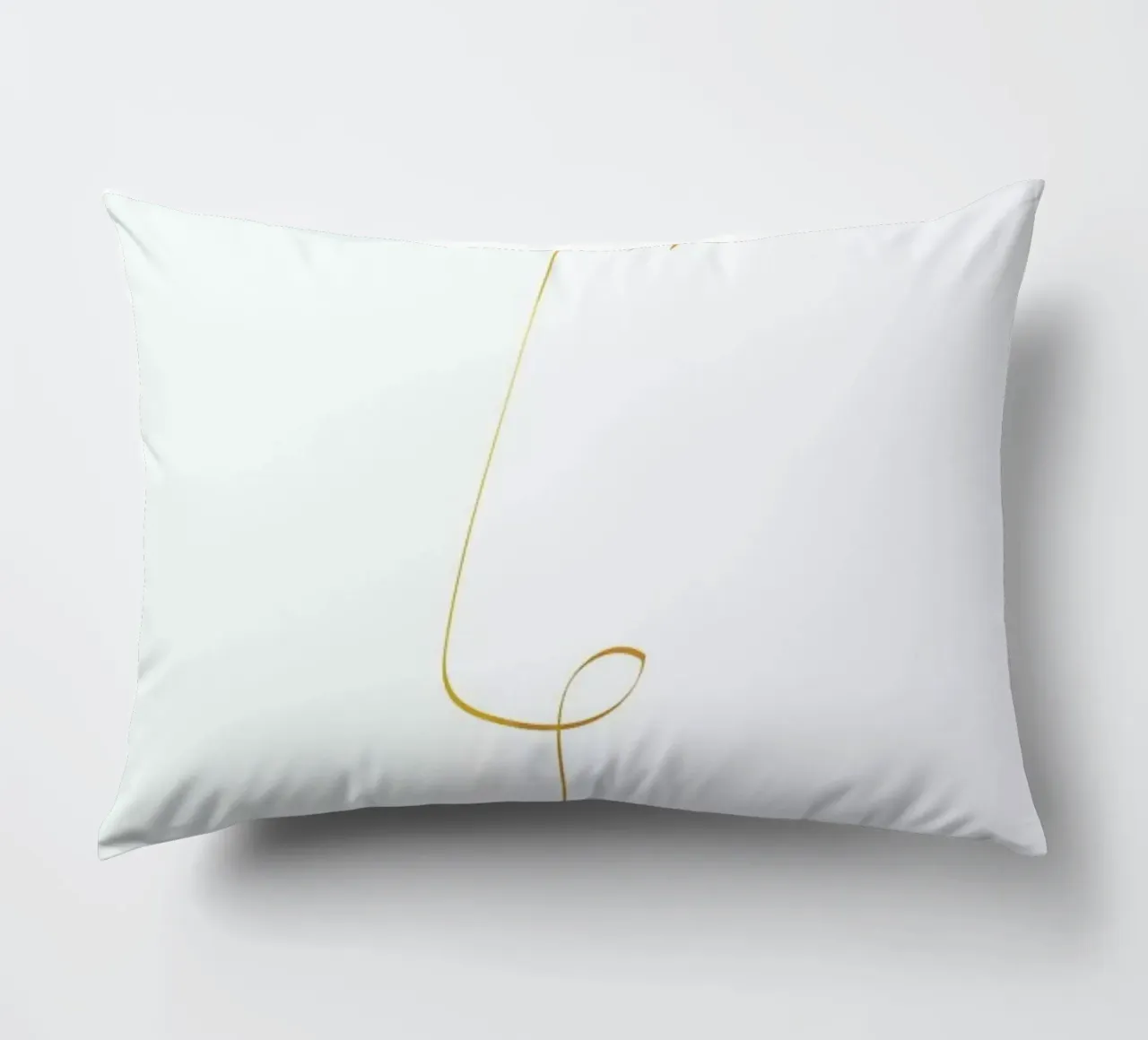 Gold Line Portrait coussin de Pure